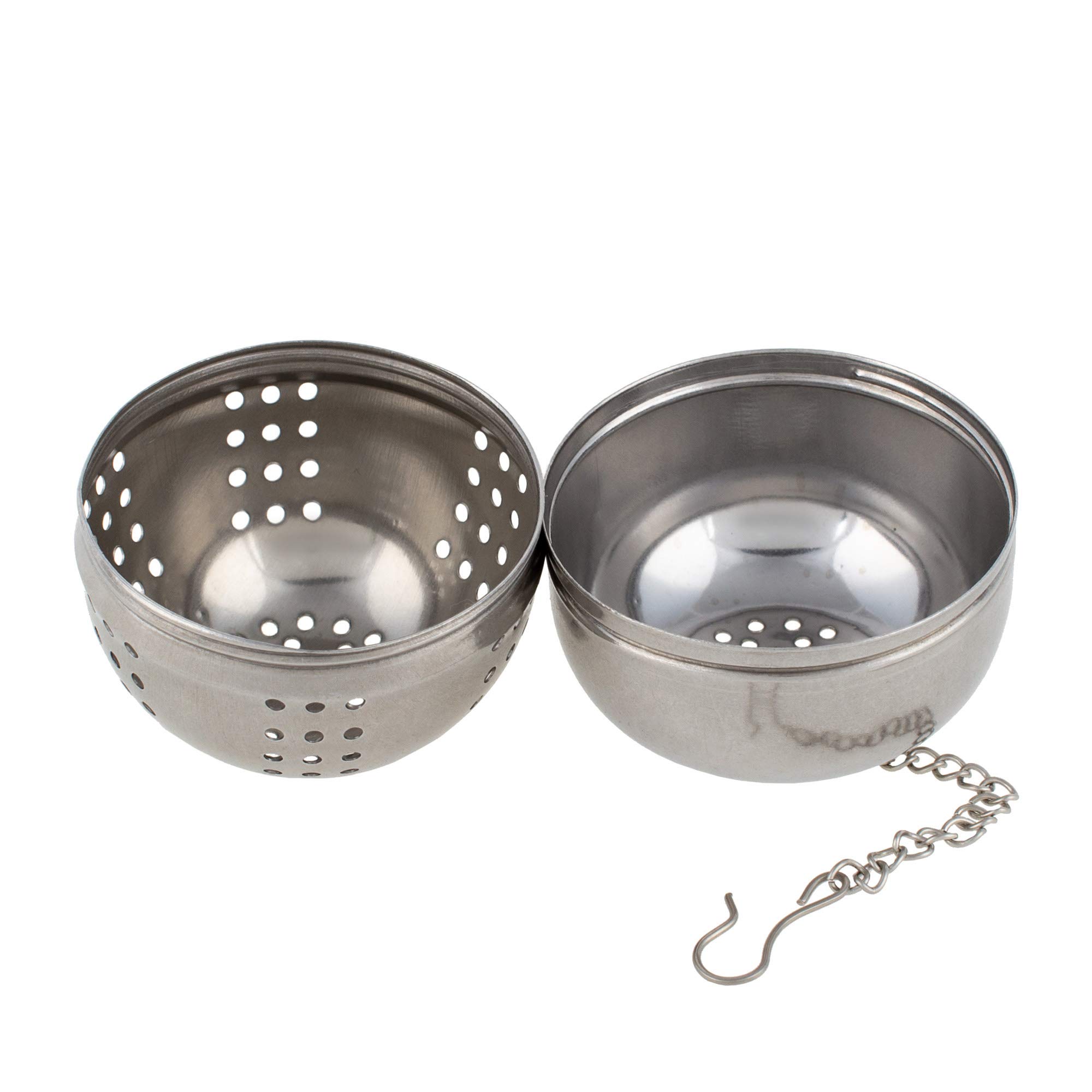 Stainless Steel Loose Leaf Tea Infuser Ball - Pack of 6 Large Mesh Tea Strainers for Teapot & Travel - Perfect for Home Brewing, Office Use & Camping