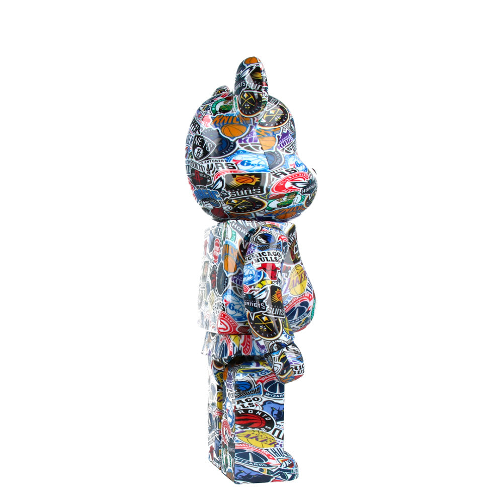 400% & 100% Bearbrick NBA Collectible Figures - Limited Edition Vinyl Art Toys for Basketball Fans & Collectors | Perfect for Home Display, Office Decor, and Gift Giving