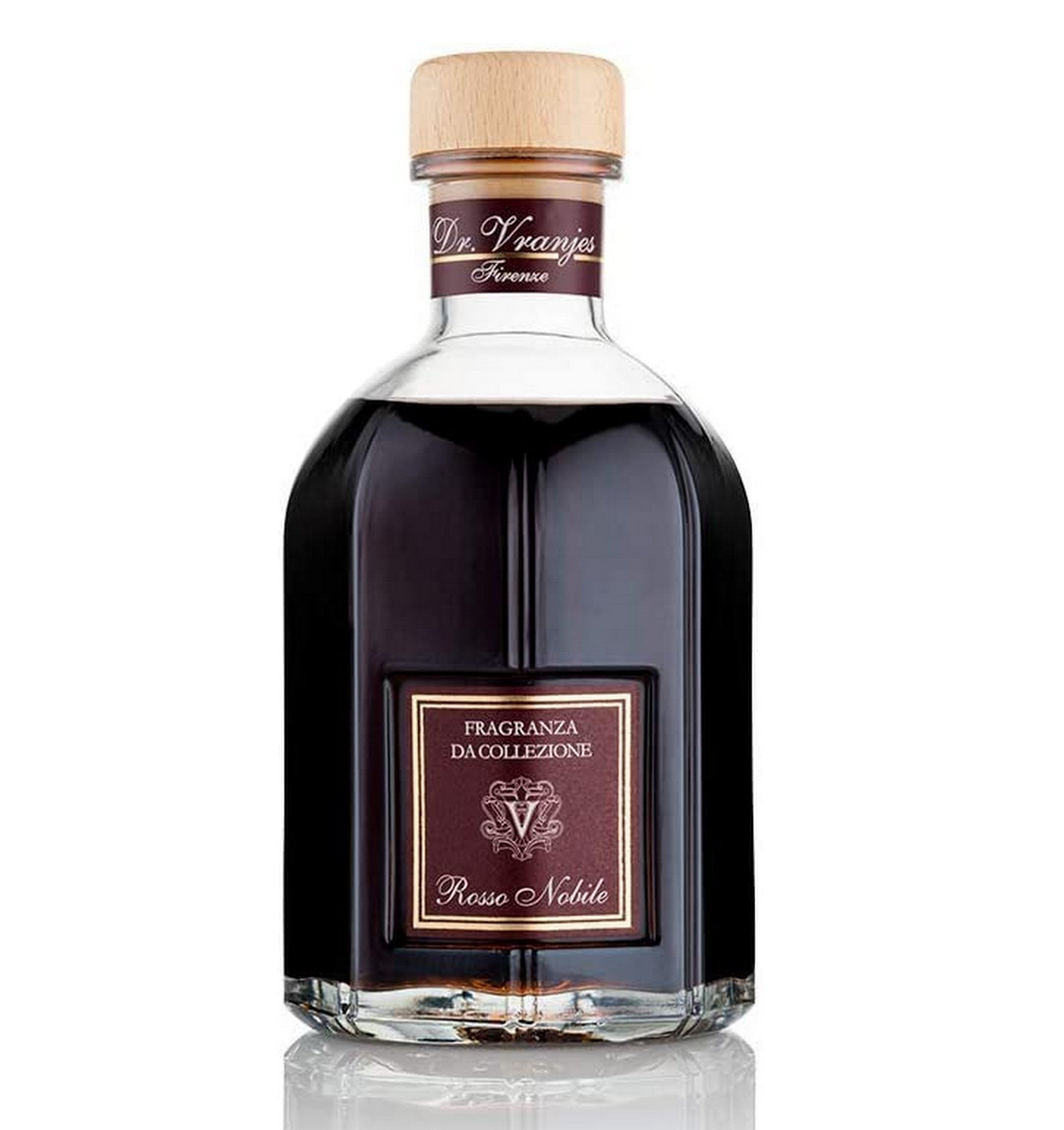 Dr. Vranjes Rosso Nobile 500ml Premium Home Fragrance Diffuser | Luxury Scented Oil Reed Diffuser for Living Room, Bedroom & Office | Long-Lasting Aromatherapy Air Freshener