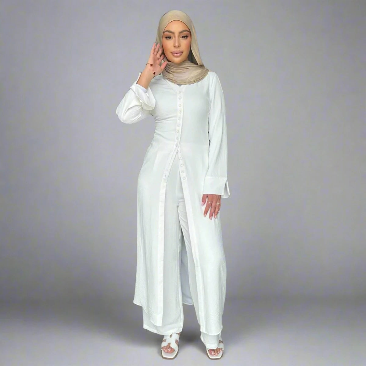 Wrinkle-Free 2-Piece Daily Wear Set - Comfortable Tops and Pants for Women | Perfect for Work, Travel & Casual Outfits