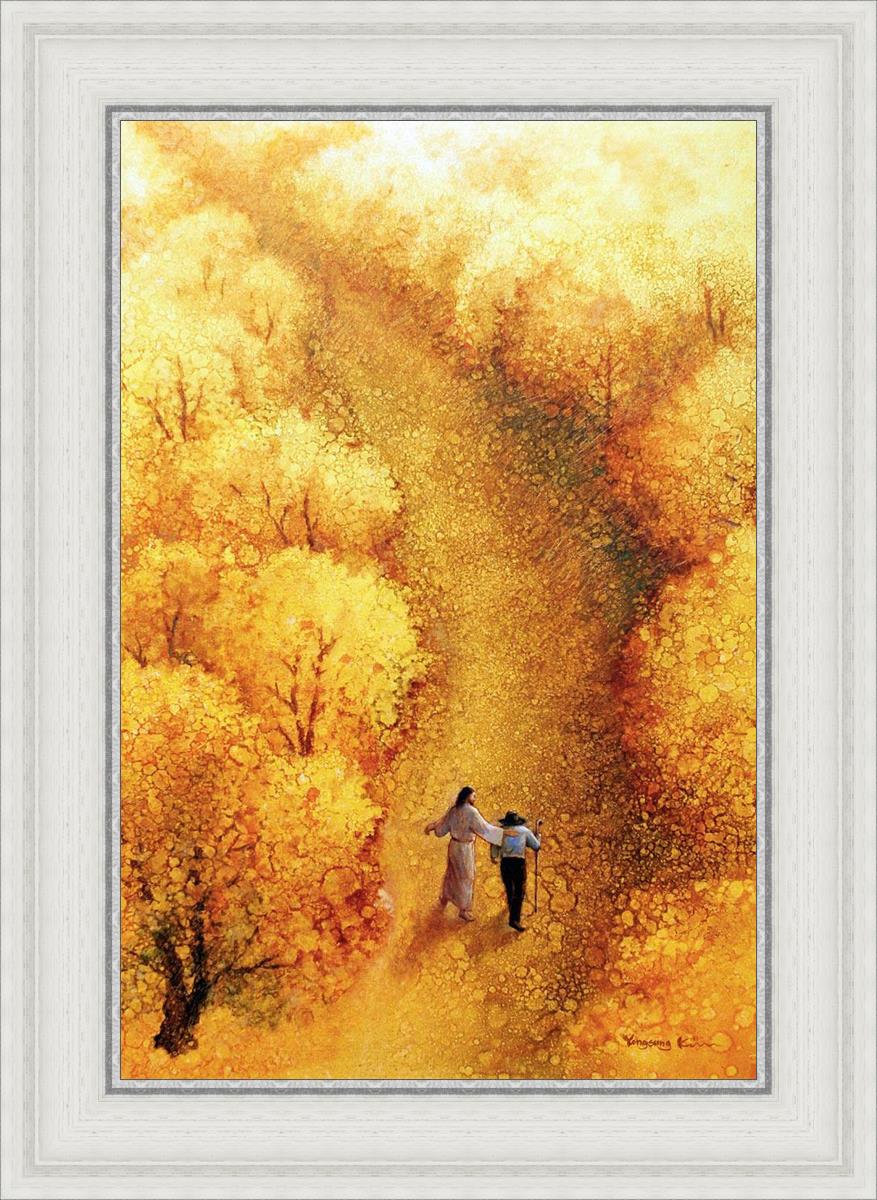 By Your Side - Heartwarming Art Print by Yongsung Kim | Christian Home Decor, Wall Art for Living Room & Bedroom | Perfect Gift for Weddings, Anniversaries & Housewarming