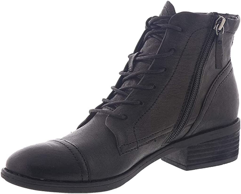 Comfortiva Women's Corda Closed Toe Ankle Boots - Fashionable Black Boots for Women Size 11.0 | Perfect for Office, Casual Outfits & Fall/Winter Wear