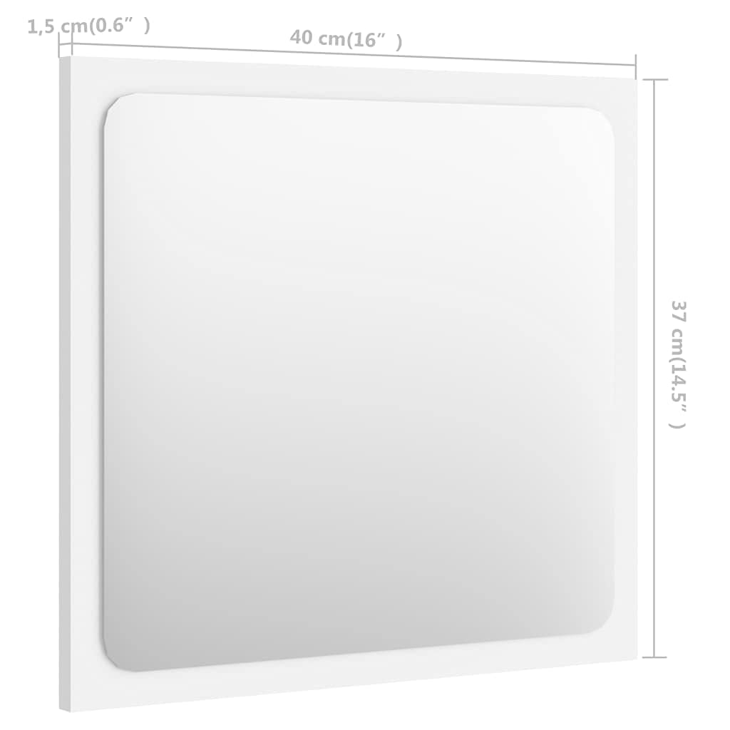 Modern Large Wall Mirror - 15.7