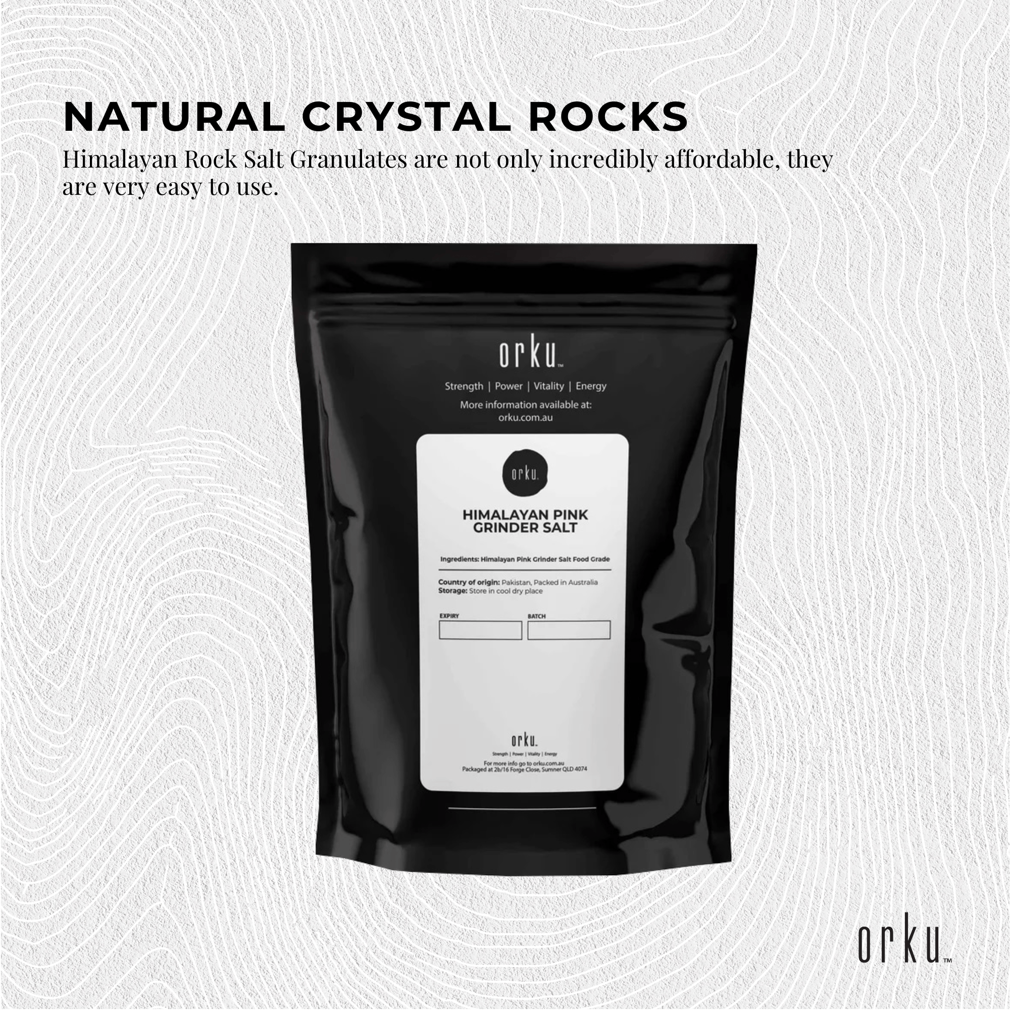 500g Pink Himalayan Bath Salts - Natural Crystal Rocks for Spa Therapy & Body Scrub - Relaxing Detox & Muscle Relief for Home Spa & Self Care