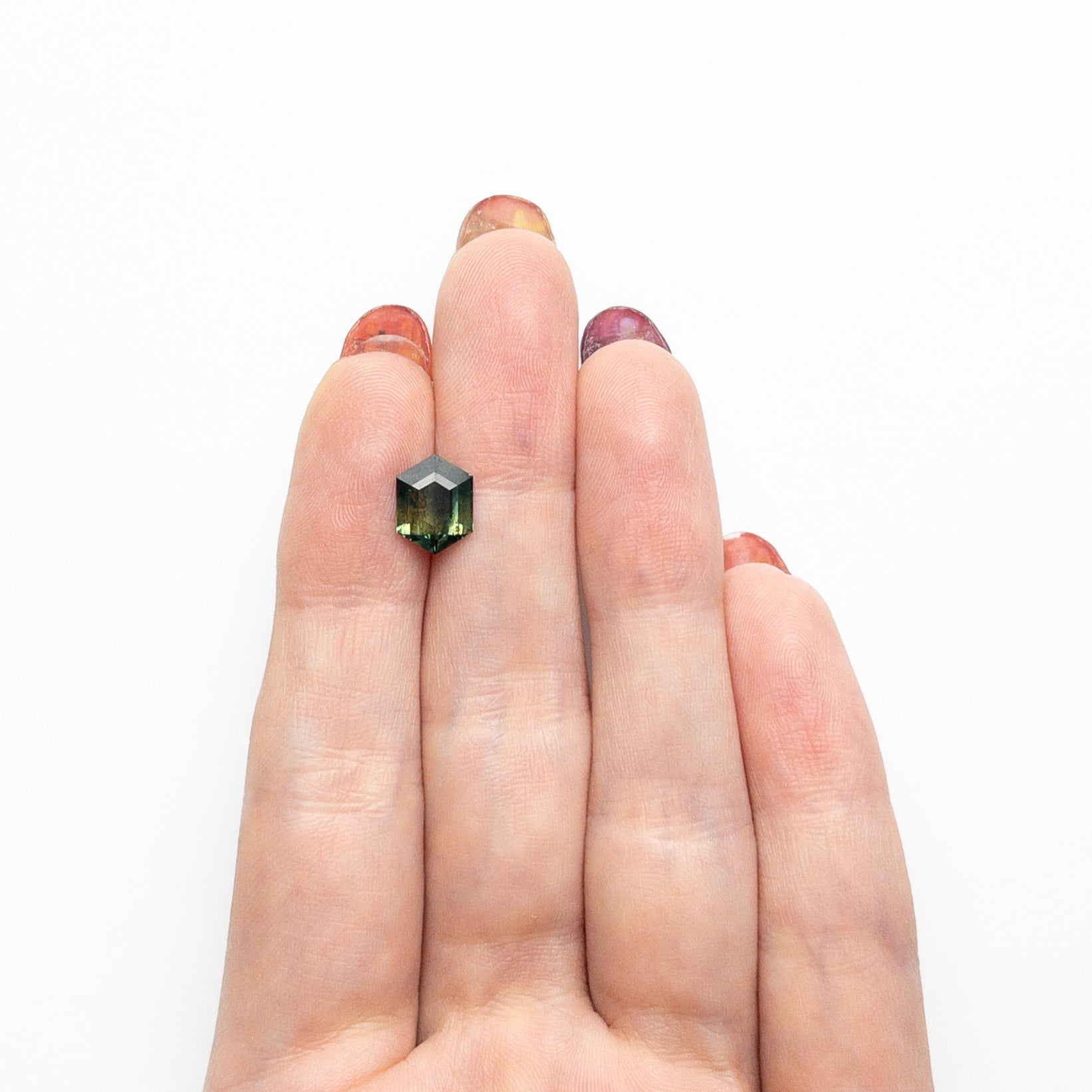 2.00ct Hexagon Step Cut Sapphire - 9.05x6.94x3.76mm Natural Blue Gemstone for Engagement Rings & Fine Jewelry Making