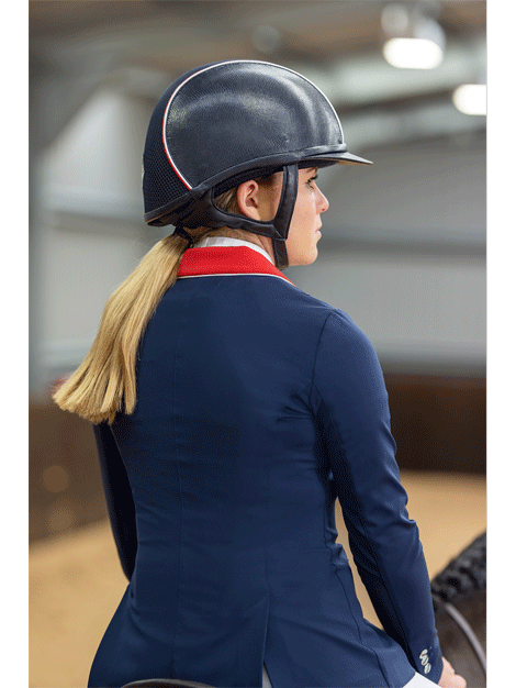 Charles Owen Shadow Back Protector - Lightweight & Breathable Equestrian Helmet Liner for Comfort & Safety - Perfect for Riding, Training & Horse Shows