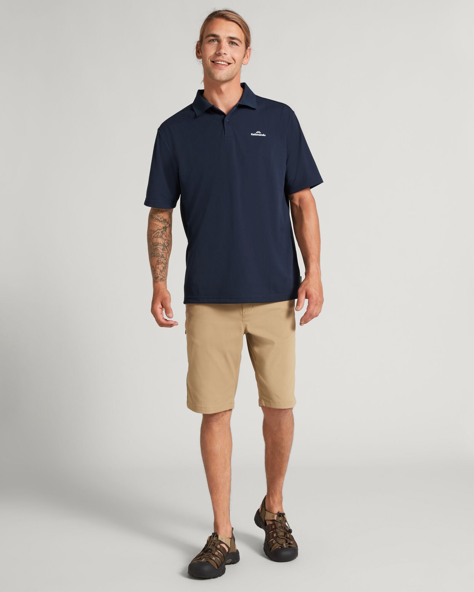 Premium Men's Vanua Polo Shirt - Midnight Navy Blue - Comfortable & Breathable for Golf, Casual Wear & Outdoor Activities