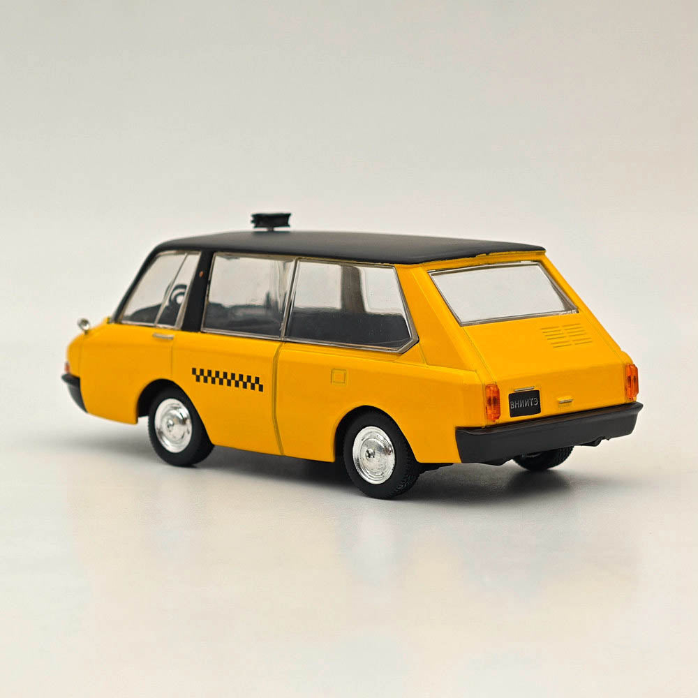 1/43 Scale DeAgostini Russian Concept Taxi Cab USSR Van Alloy Model Car - Collectible Die-Cast Vehicle for Display, Gifts & Soviet Era Enthusiasts - Perfect for Home Decor, Office Display & Car Collections