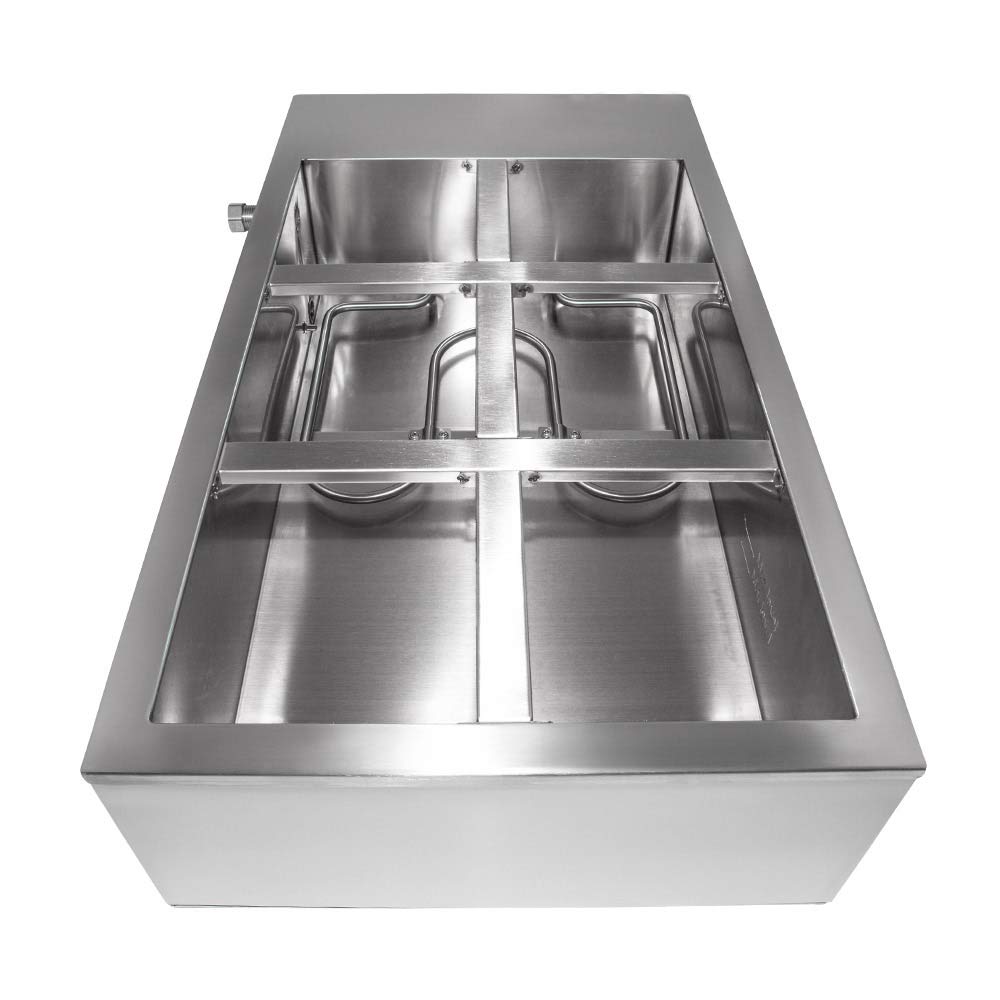 ALDKitchen Electric Chocolate Melting Pot - 6 Stainless Steel Tanks (4.5 lb/2 kg Each) for Chocolate Fondue, Candy Making & Baking | 110V Commercial & Home Use | Perfect for Parties, Catering & DIY Desserts