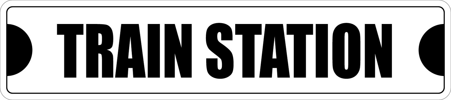 StickerPirate Vintage Train Station 4