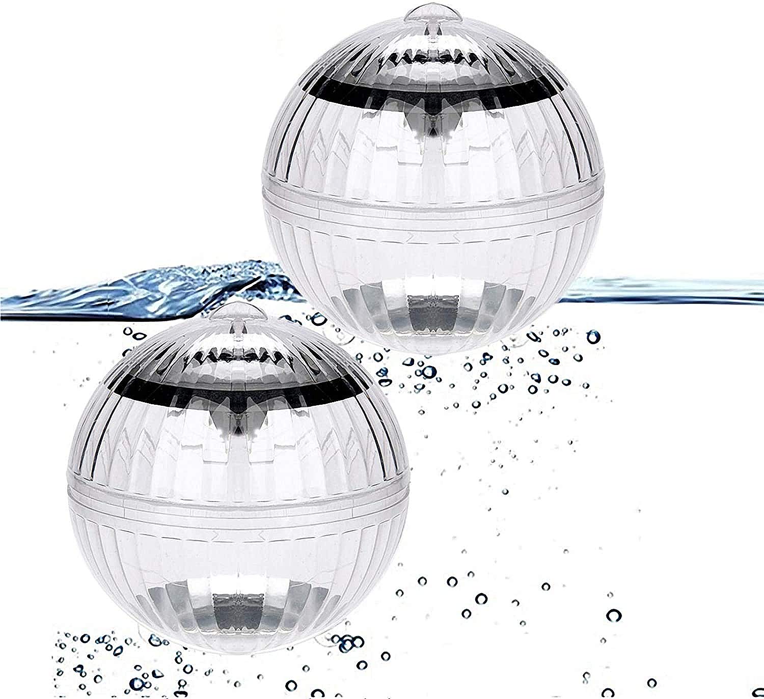 2 Pack Solar Floating Pool Lights - Waterproof LED RGB Color Changing Ball Lamp for Swimming Pools, Hot Tubs & Garden Decor | Outdoor Party Lighting & Night Ambiance