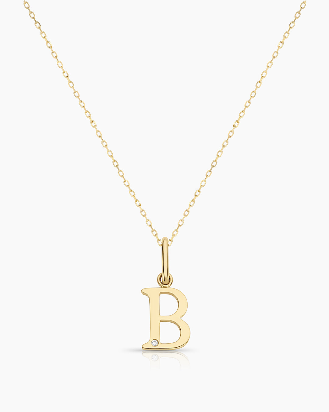Vintage Diamond Alphabet Charm Necklace - Personalized Initial Pendant Jewelry for Women, Gift for Her, Birthday, Anniversary, Valentine's Day