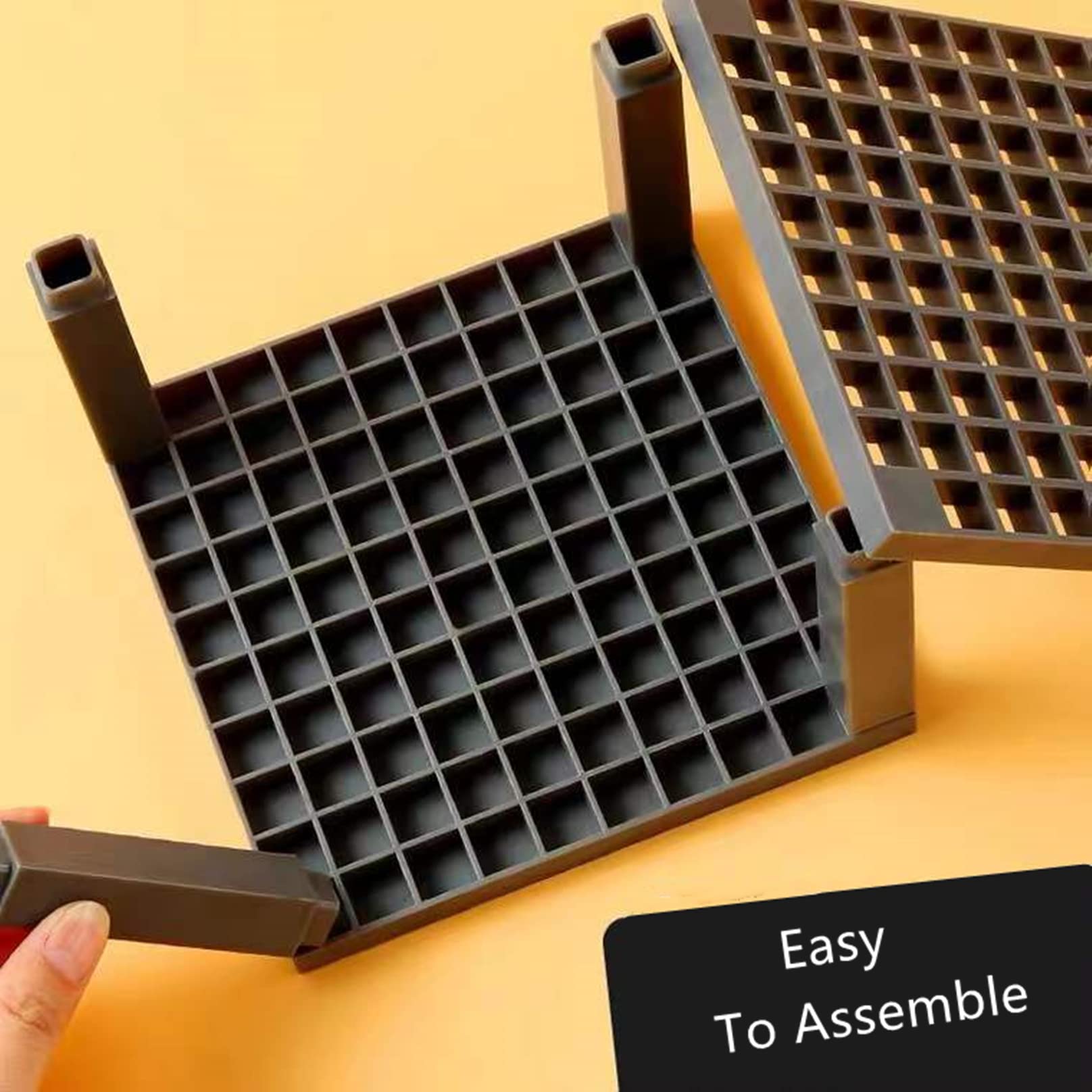 Feadily 2-Pack 96 Hole Desk Organizer for Pens, Pencils, Markers & Art Supplies - Perfect for Artists, Students & Office Workspace Organization (Pencil Holder for Drawing, Writing & Craft Tools)