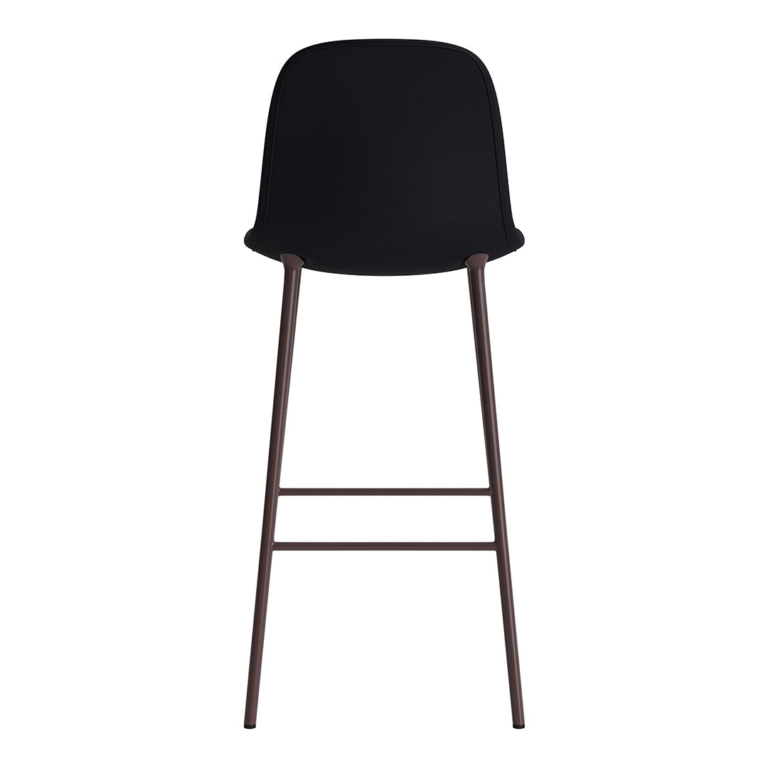 Modern Form Bar Chair - Fully Upholstered Counter Stool with Comfortable Seat - Perfect for Kitchen Islands, Breakfast Bars & Home Bars