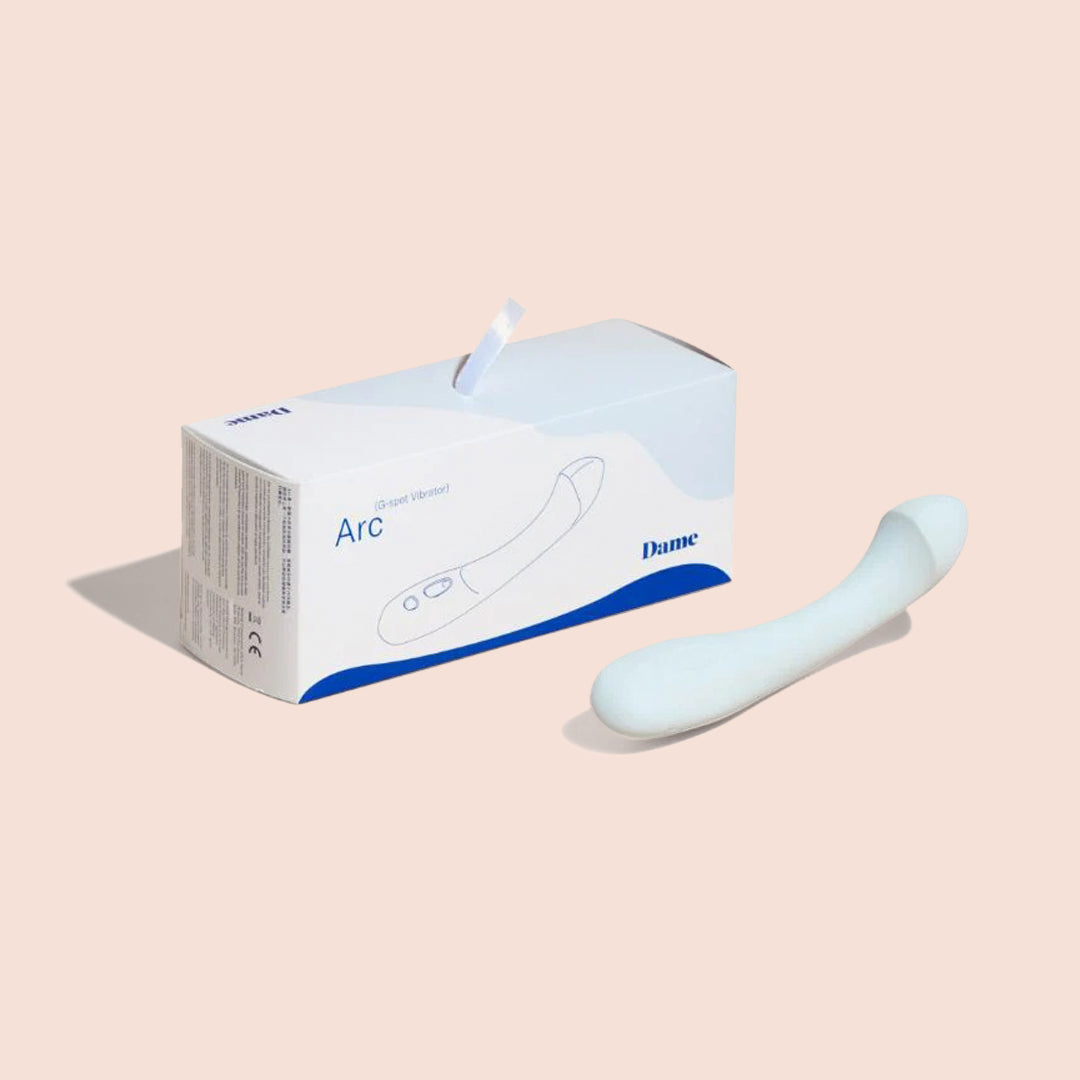 Dame Arc Silicone G-Spot Vibrator - Premium Waterproof Massager for Women, Couples Play & Solo Pleasure - Enhance Intimacy & Sensual Exploration