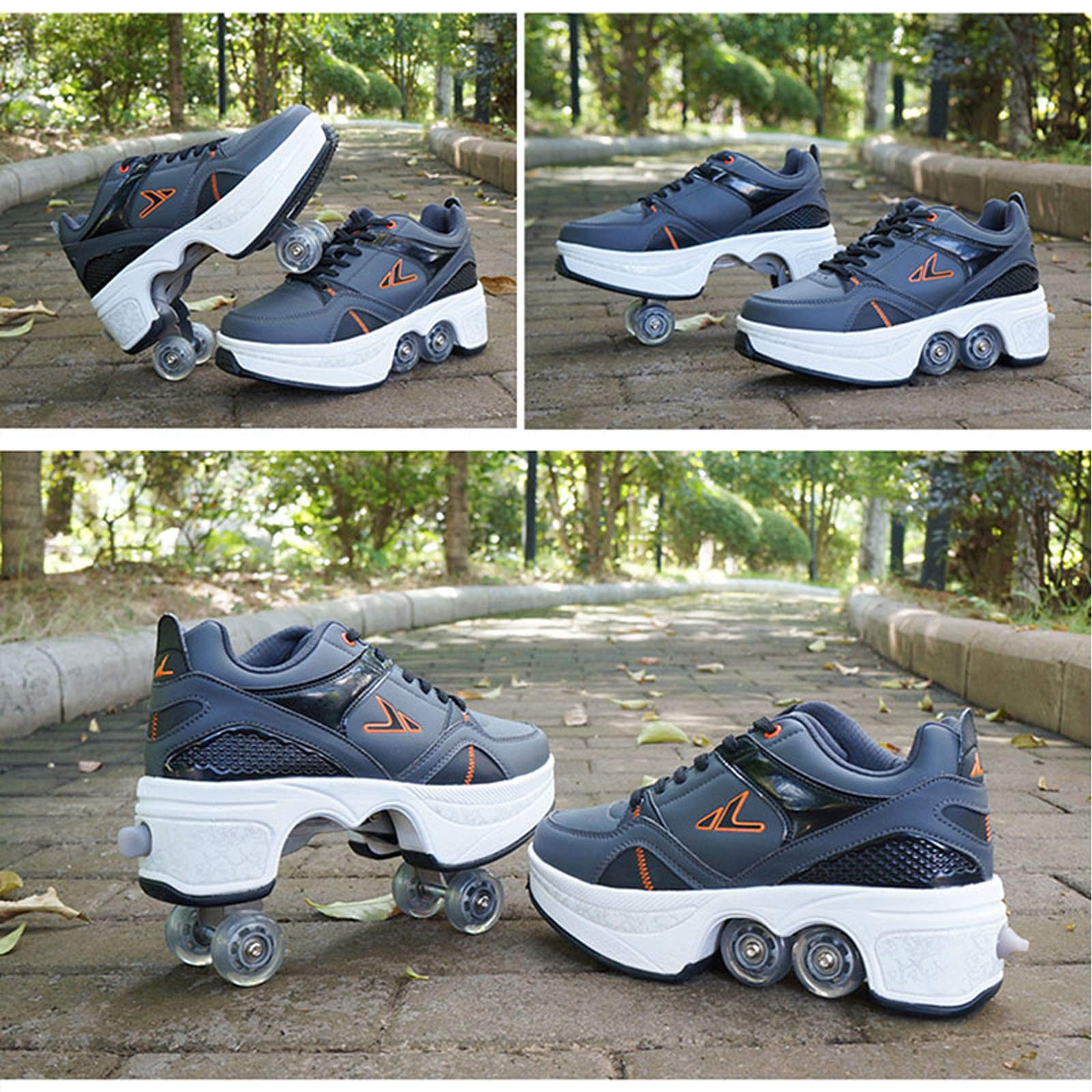 Women's Outdoor Roller Skates - Quad Wheel Skating Shoes for Adults | Perfect for Park Trails, Rink Skating & Fitness Workouts