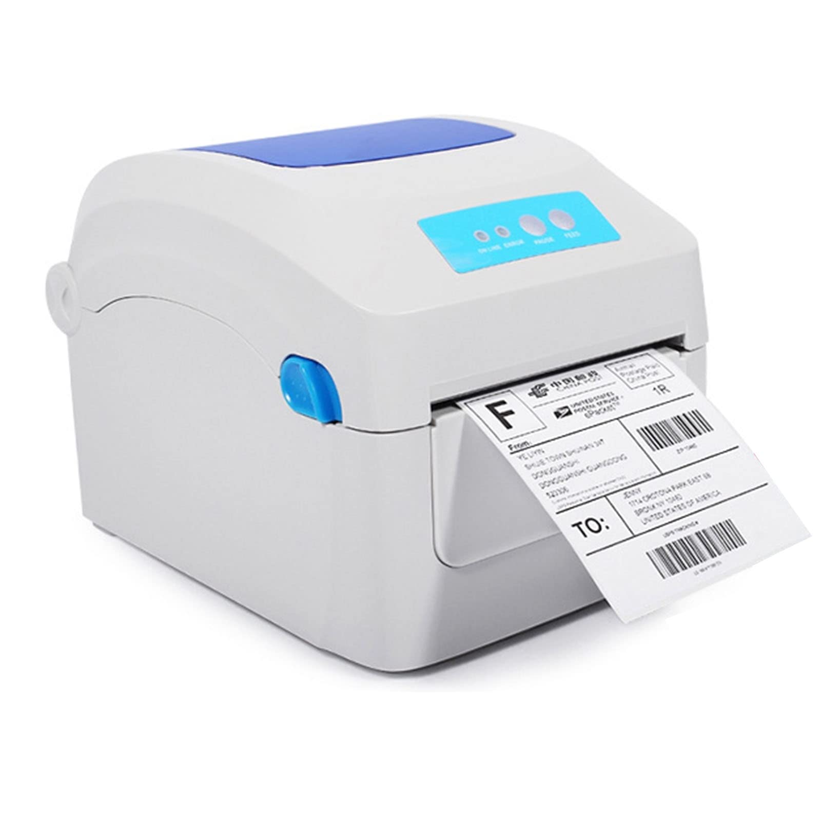 BTSS 4x6 Thermal Label Printer - Shipping Label Maker for Packages, Postage & Small Business | Desktop Sticker Printer with 1 Roll Label Paper | Perfect for Home Office, E-commerce & Logistics Use