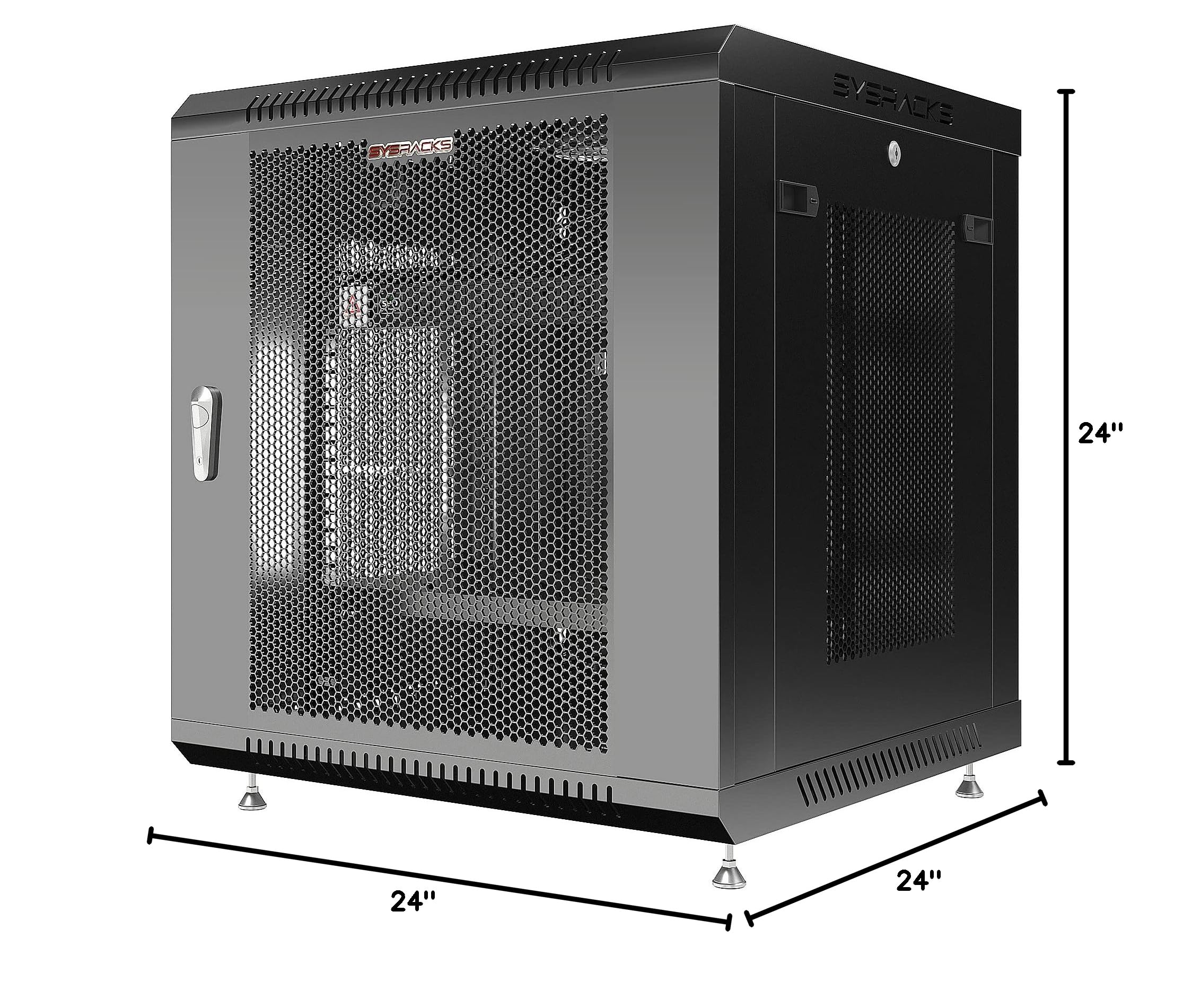 Sysracks 12U Wall Mount Server Rack - 24