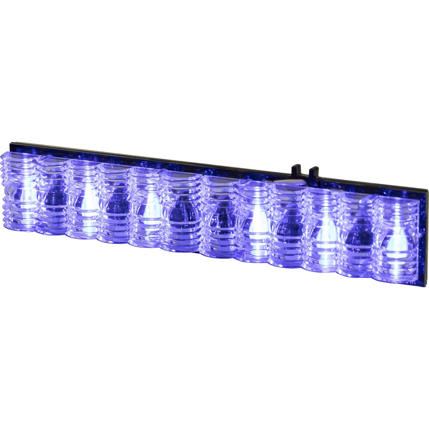 Buyers Products 3024638 Blue Corner Strobe Diffuser with 6 LEDs - Compatible with LED Modular Light Bars, Work Truck & Utility Truck Lights - Ideal for Emergency Vehicles, Construction Trucks & Roadside Safety