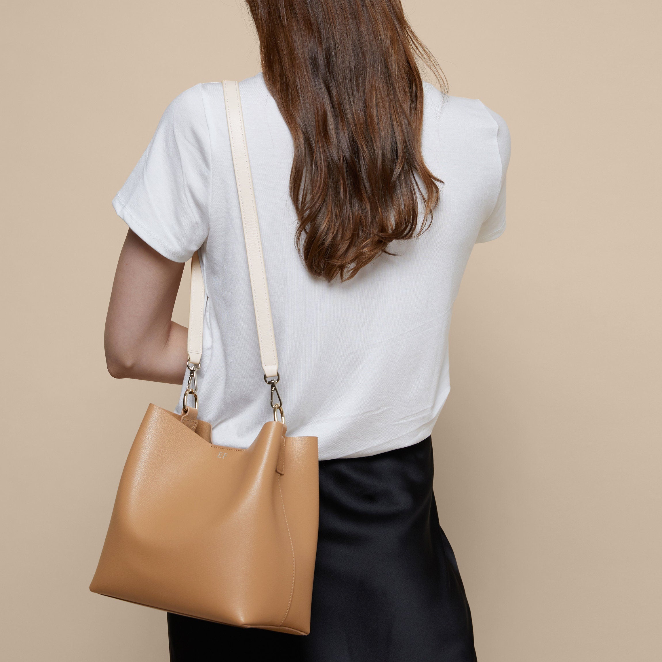 Elegant Thin Shoulder Strap in Ivory - Perfect for Evening Bags, Crossbody Purses & Fashion Accessories