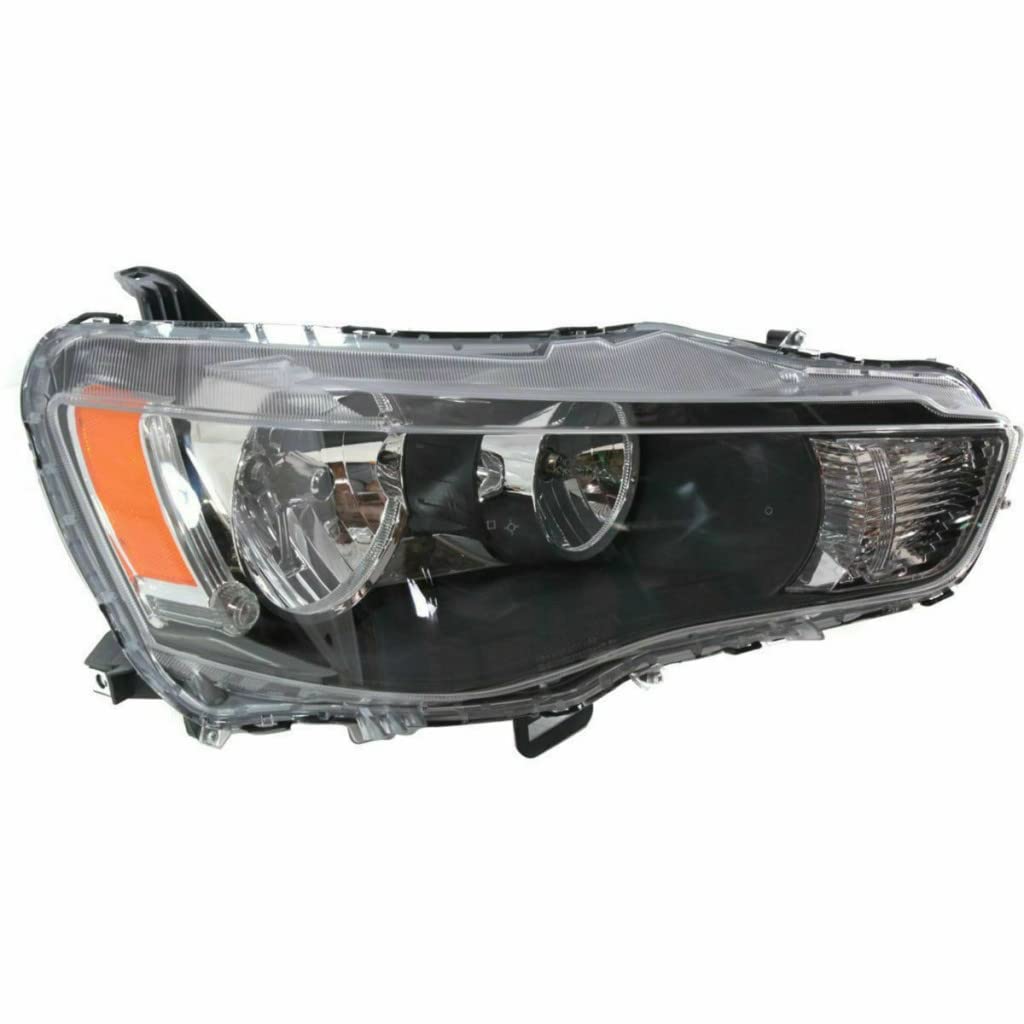 Mitsubishi Outlander 2010-2013 Passenger Side Headlight Assembly - CAPA Certified Replacement Part (MI2503157, 8301C418) | Durable Composite Housing | Perfect for Night Driving & Foggy Conditions