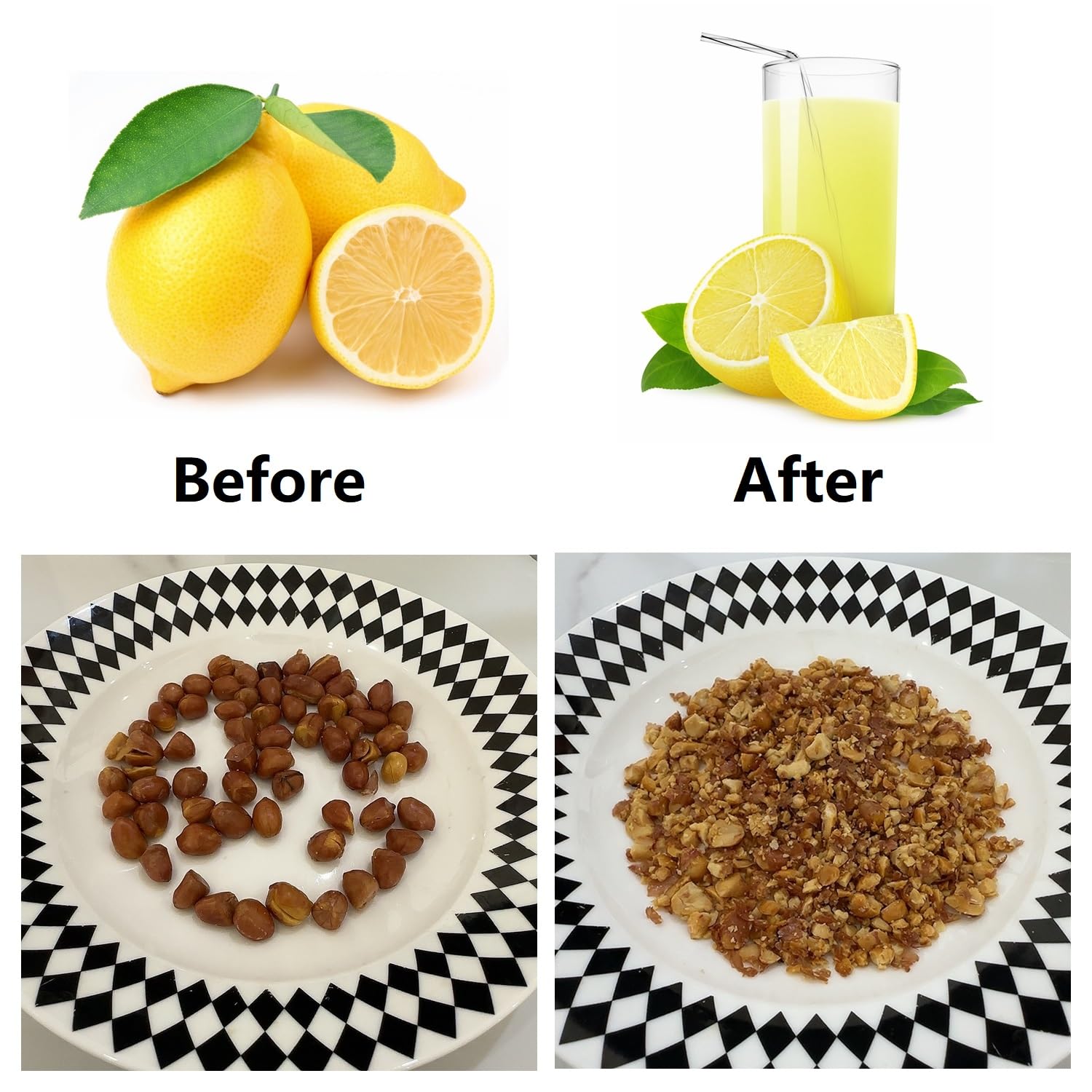 Heavy Duty Manual Citrus Juicer - Lemon, Orange, Lime Squeezer & Nut Grinder for Fresh Juice & Smoothies | Perfect for Home Bars, Restaurants & Healthy Lifestyles (WN014)