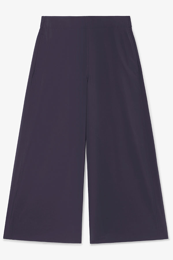 Elena Travel Culotte Pants - OrigamiTech Wrinkle-Free Cool Charcoal for Women | Perfect for Business Trips & Casual Outings