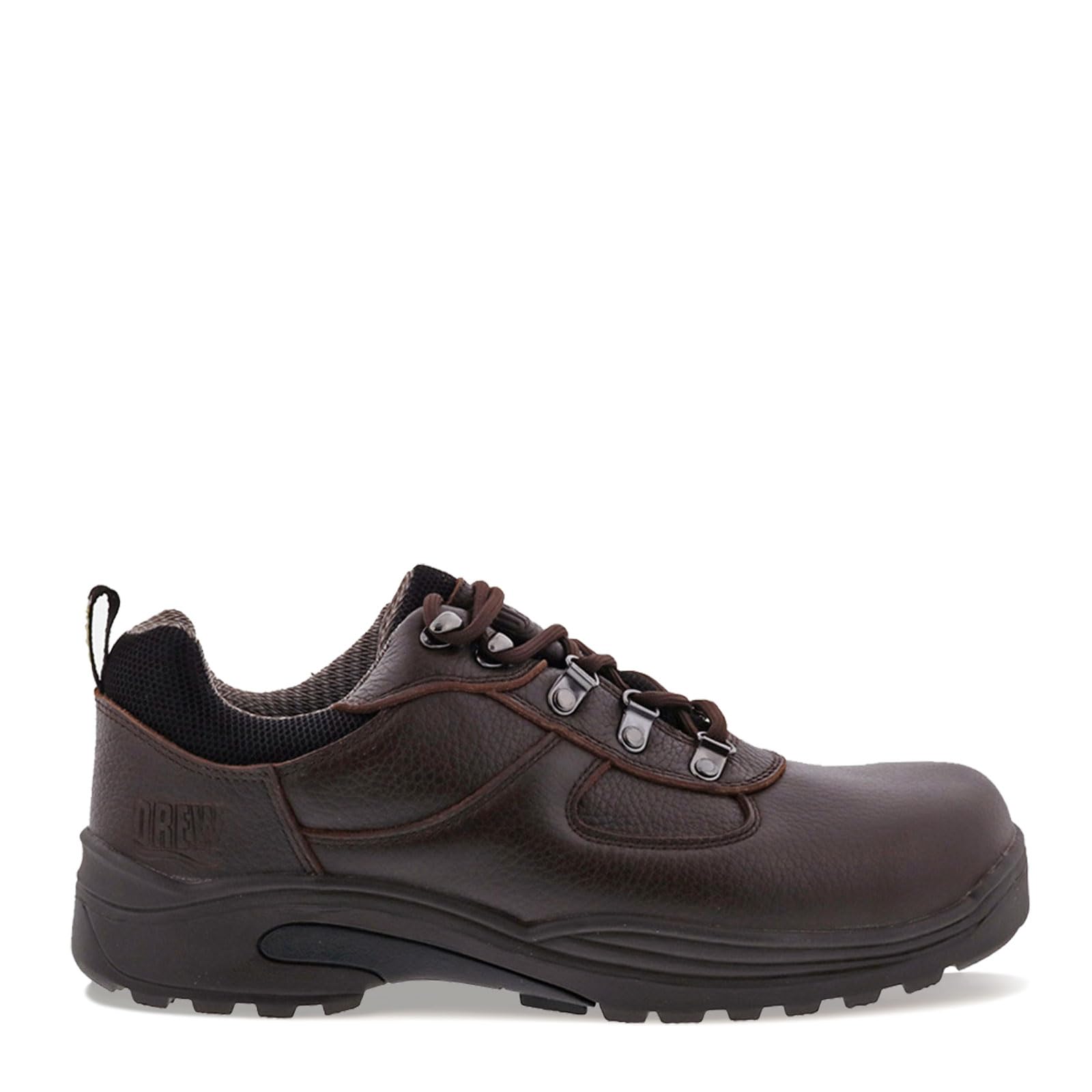 Drew Men's Boulder Work Shoe - Durable & Comfortable Safety Shoes for Construction, Hiking & Outdoor Work | Slip-Resistant & Waterproof Work Boots for Men