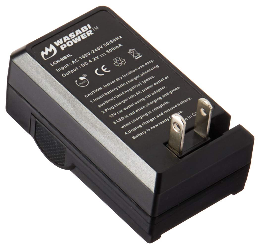 Original Canon NB-5L Battery Replacement CB-2LX Charger - Compatible with Canon PowerShot Cameras for Travel & Photography