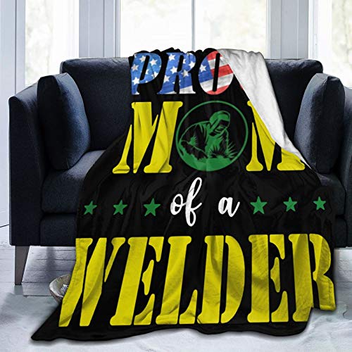 Proud Mom of a Welder American Flag