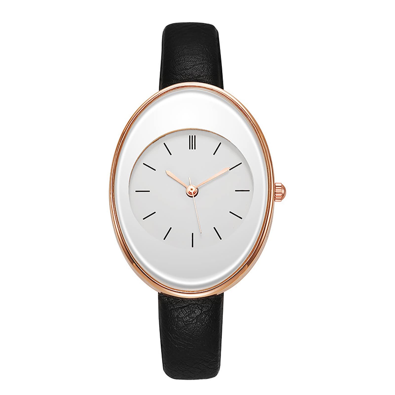 Women's Leather Quartz Watch - Classic Business & Casual Style
