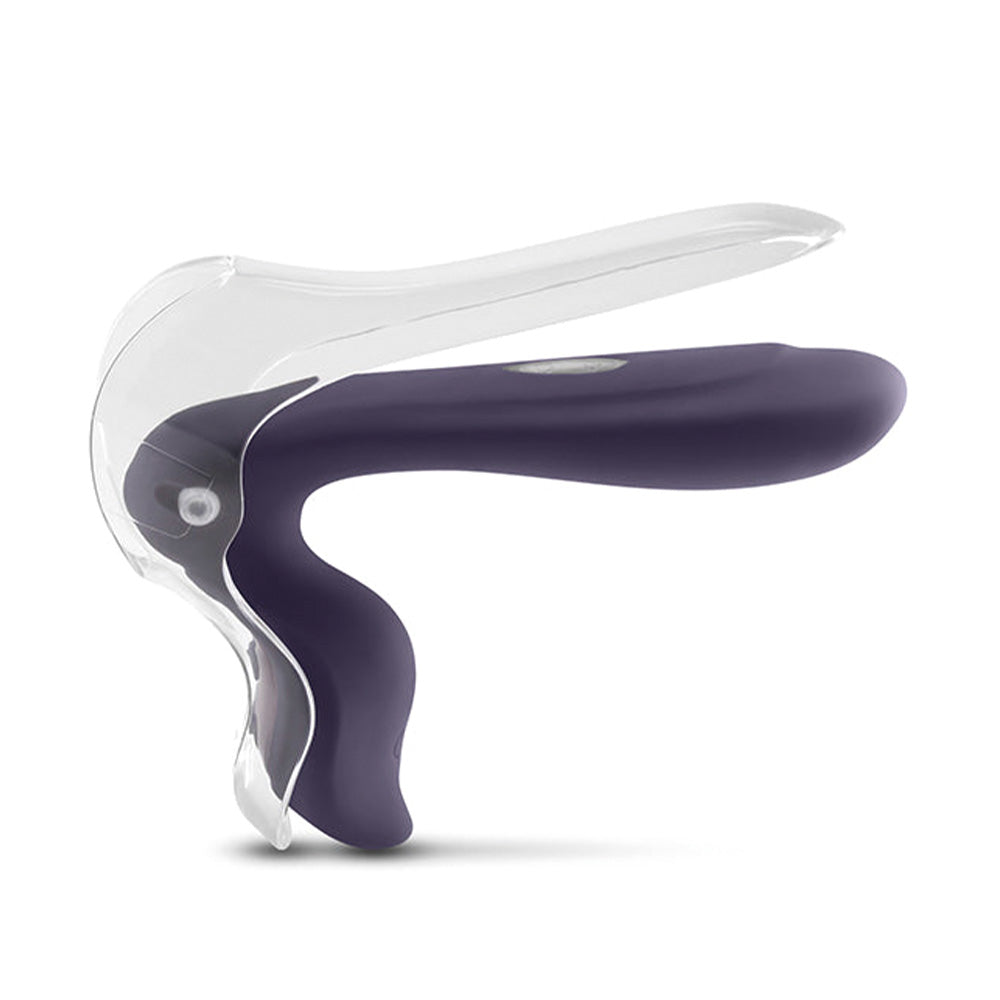 Inya GynoVibe Silicone Speculum Vibrator with LED Light - Discreet & Rechargeable Adult Toy for Women's Pleasure - Perfect for Solo Play & Couples Intimacy