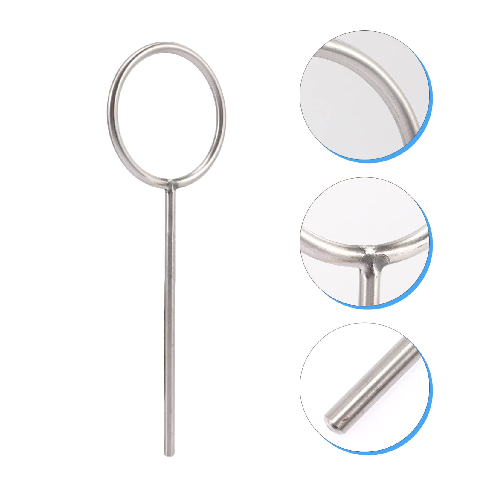 Stainless Steel Retort Ring Support - Lab Stand Extension Ring for Test Tubes & Funnels | Durable Laboratory Equipment for Chemistry Experiments & Science Classrooms