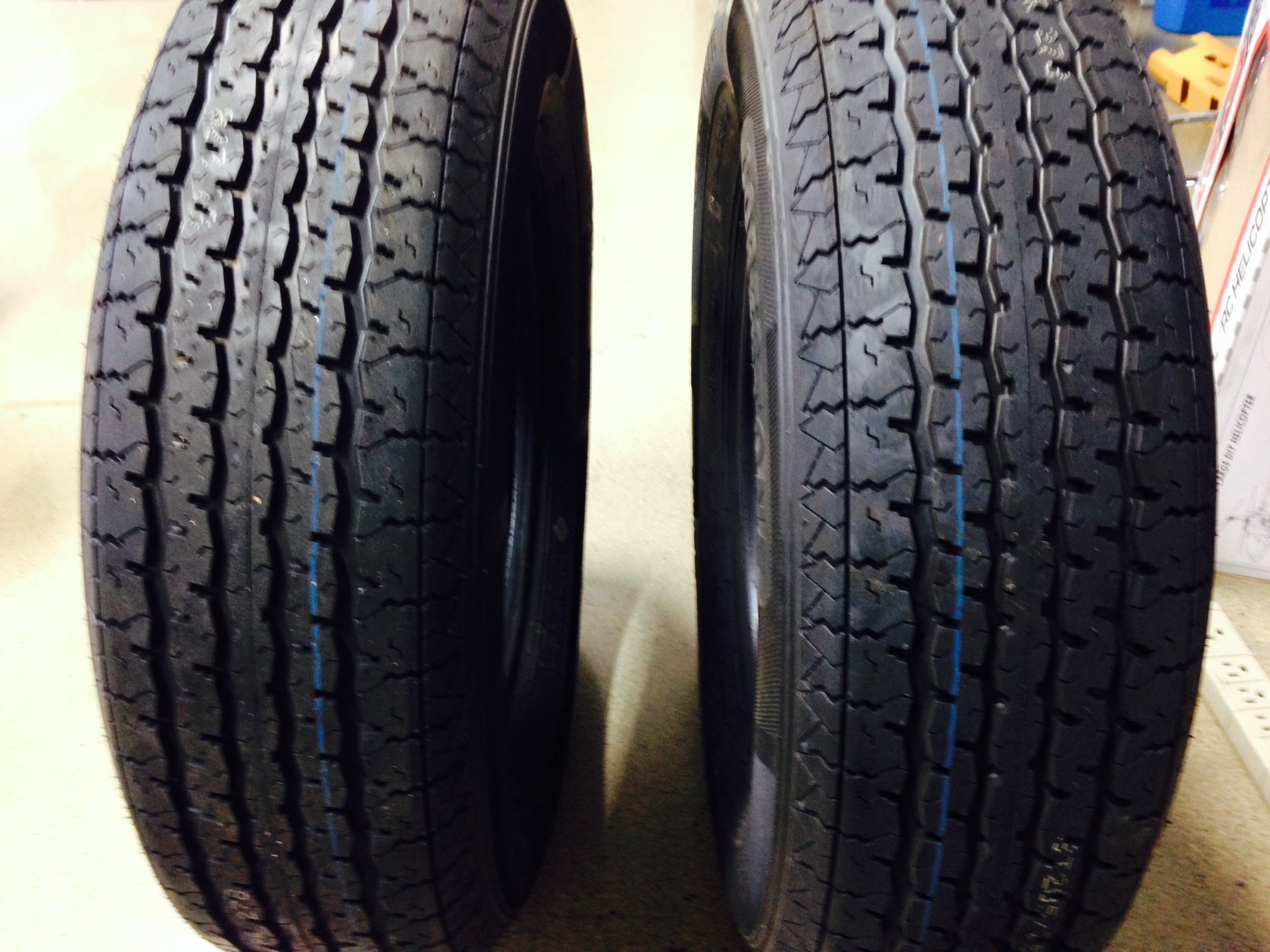 2 New ST205/75R15 Trailer Tires - Radial Range C Load Rating - Durable for Boat, RV & Utility Trailers - All-Season Performance