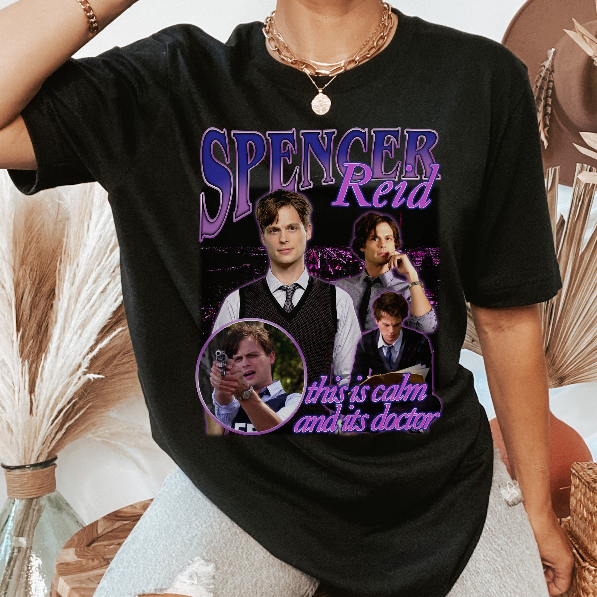 Vintage Spencer Reid 904s T-Shirt - Criminal Minds Fan Merchandise - Matthew Gray Gubler Tee for TV Show Enthusiasts - Perfect for Cosplay, Conventions & Fan Gatherings
