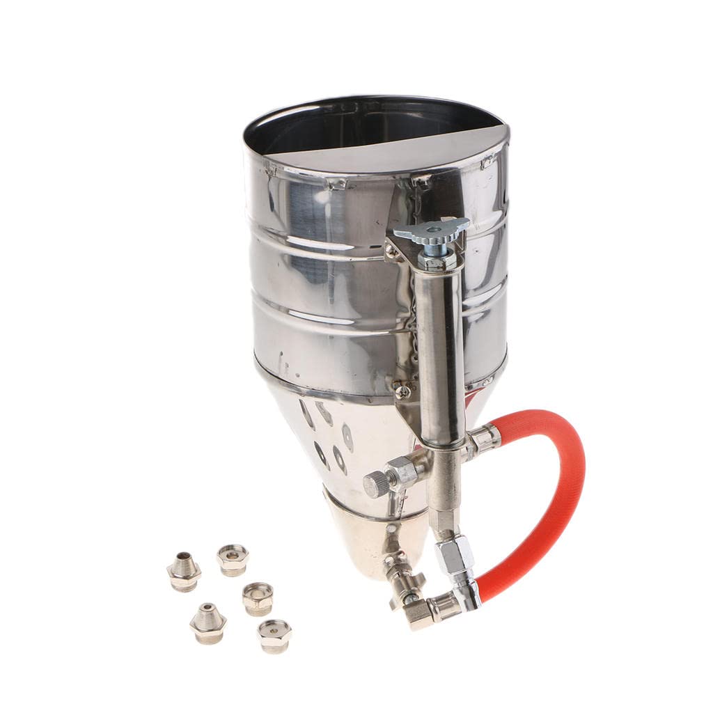 Baoblaze Air Gravity Cement Mortar Sprayer - Professional DIY Wall Plastering Tool for Home Renovation & Construction Projects | Perfect for Interior/Exterior Walls, Ceilings & Concrete Surfaces