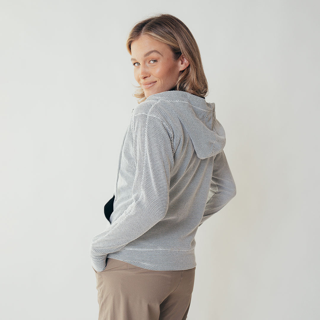Albion Honeycomb Zip Up Hoodie - Lightweight & Comfortable for Men & Women - Perfect for Outdoor Activities, Gym & Casual Wear