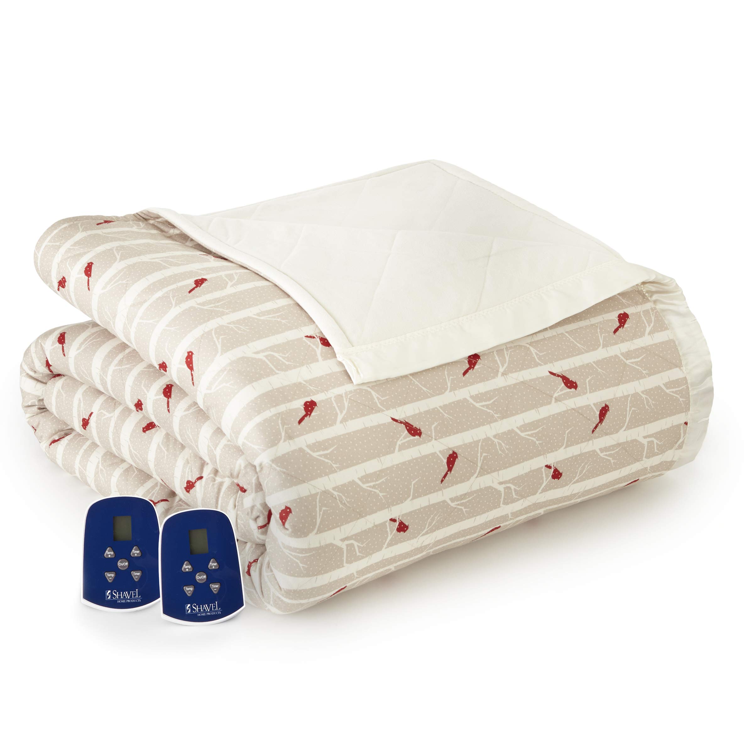 Thermee Micro Flannel Queen-Size Electric Heated Blanket - 90
