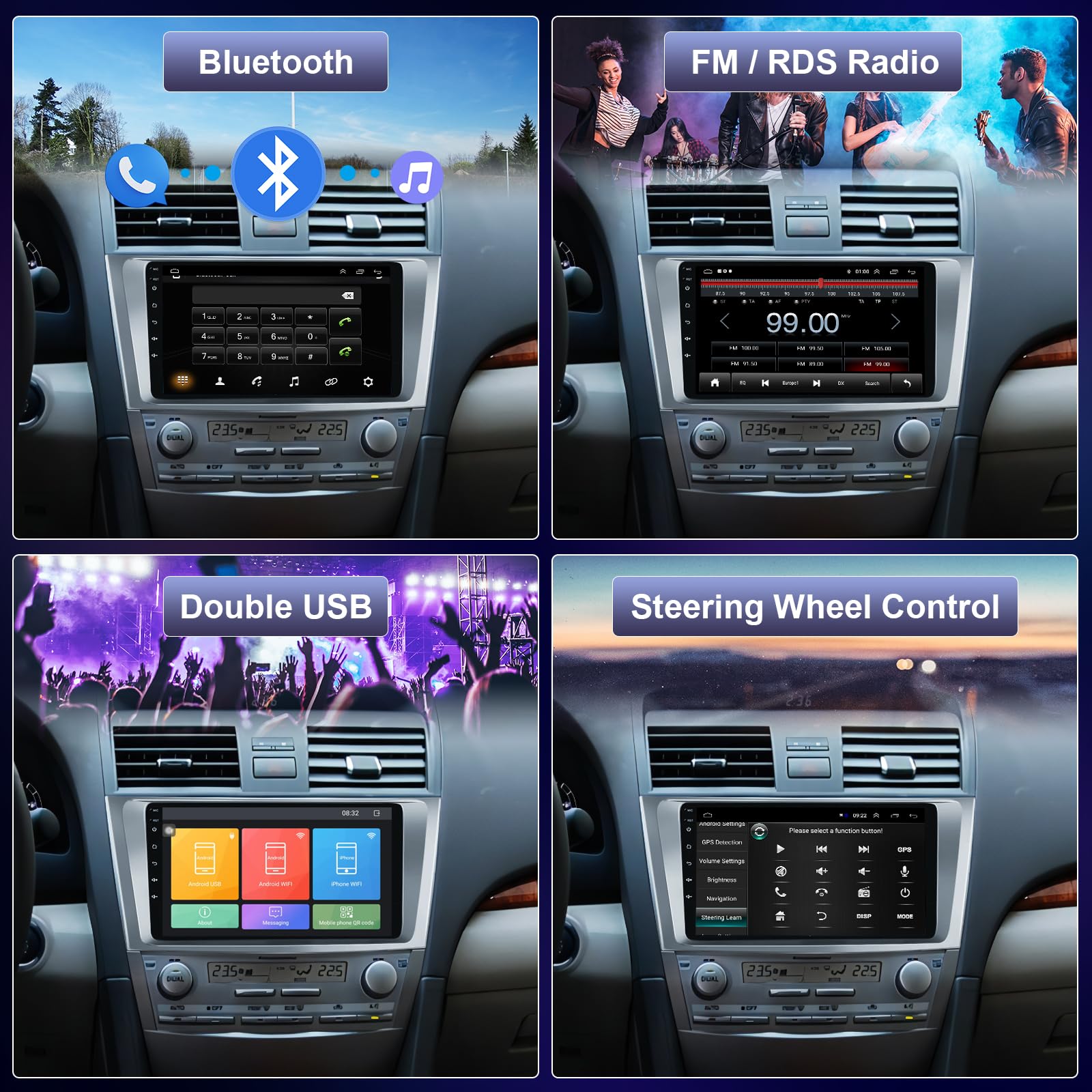 2006-2011 Toyota Camry Car Stereo - 9