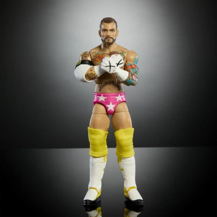 CM Punk WWE Elite Collection Series 113 Action Figure - Authentic Wrestling Toy for Collectors & Fans - Perfect for Display, Play & Gifts