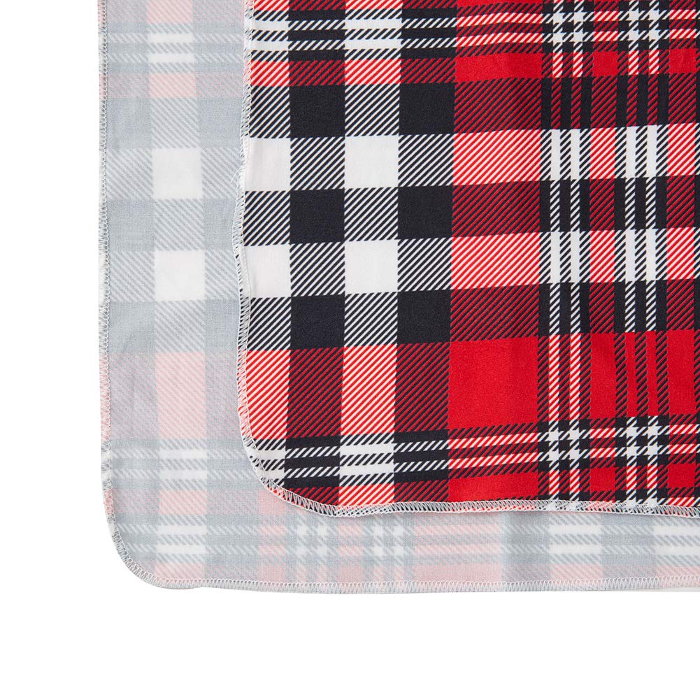 Galabloomer Newborn Swaddle Blanket with Beanie Set - Soft Baby Boy Receiving Blanket for 0-6 Months - Perfect for Swaddling, Sleeping & Photography