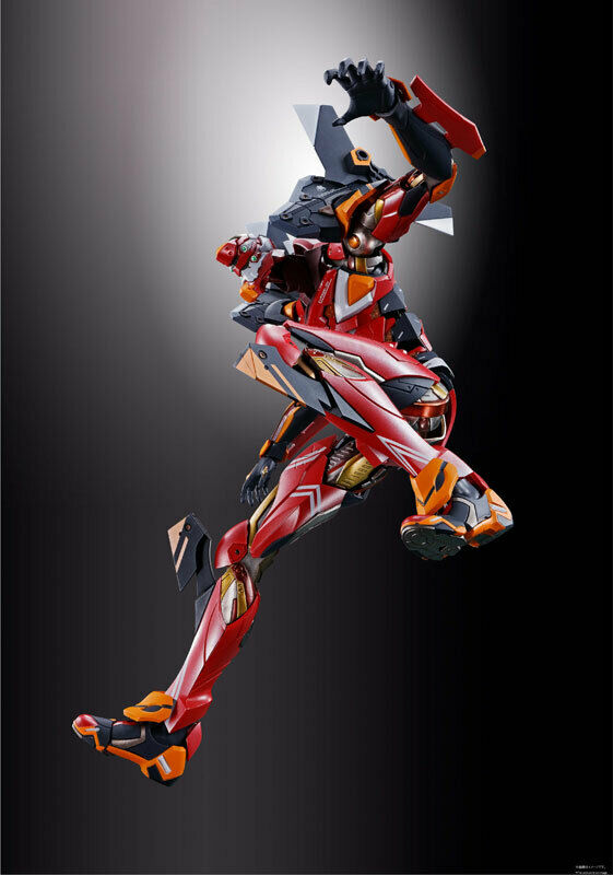 Bandai Metal Build Evangelion EVA-02 Production Model Action Figure - Neon Genesis Collectible for Anime Fans & Display