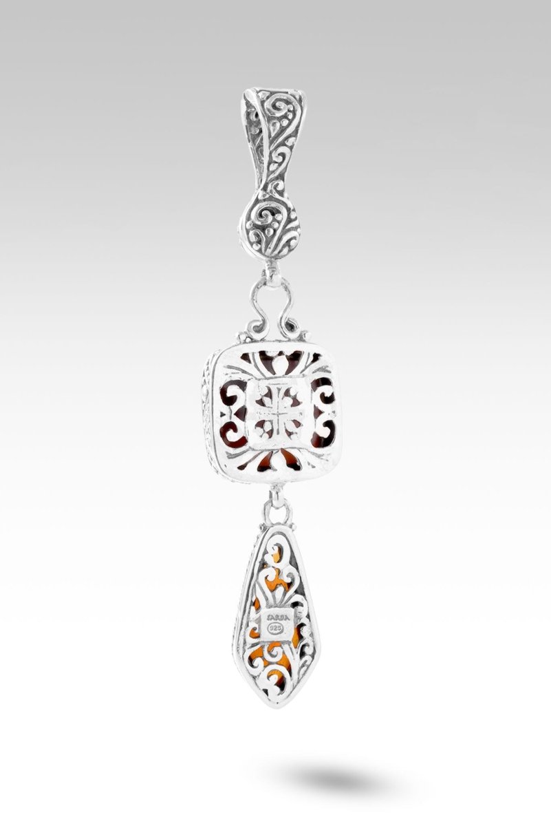 Your Light Will Shine Pendant™ - Handmade Orange Spiny Oyster & Carnelian Gemstone Necklace - Perfect for Spiritual Healing, Meditation & Boho Fashion Jewelry