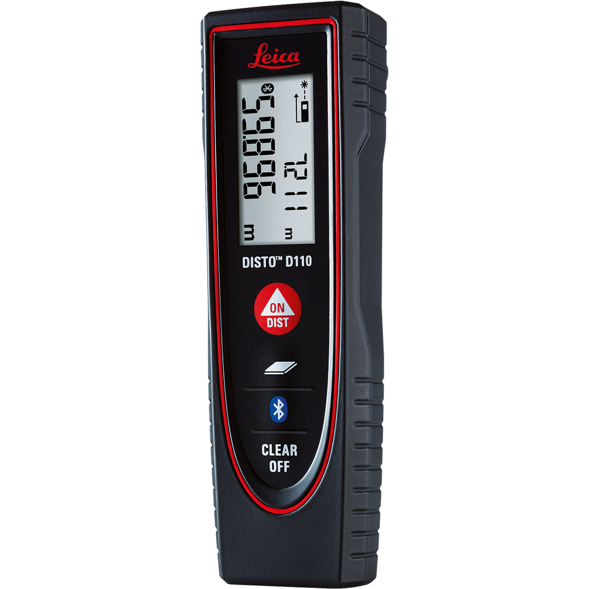 Leica Disto D110 Laser Distance Measurer - High Precision Digital Laser Tape Measure for Construction, Home Improvement & DIY Projects - Perfect for Measuring Rooms, Walls & Floors