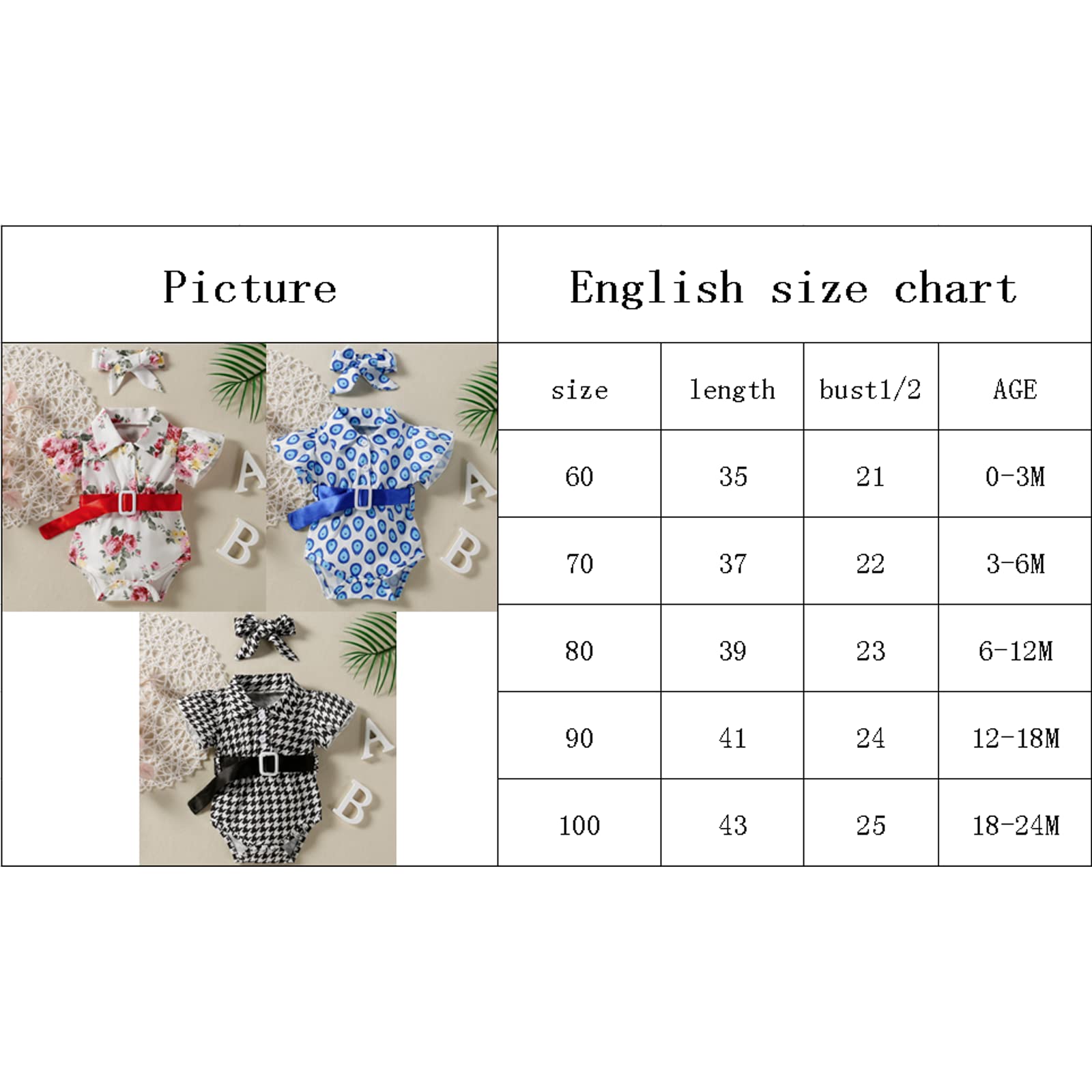 Newborn Baby Girl Summer Romper - Cute Casual Toddler Bodysuit with Fly Sleeve & High Waist Lapel | Perfect for Infant Outfits, Playtime & Photo Shoots