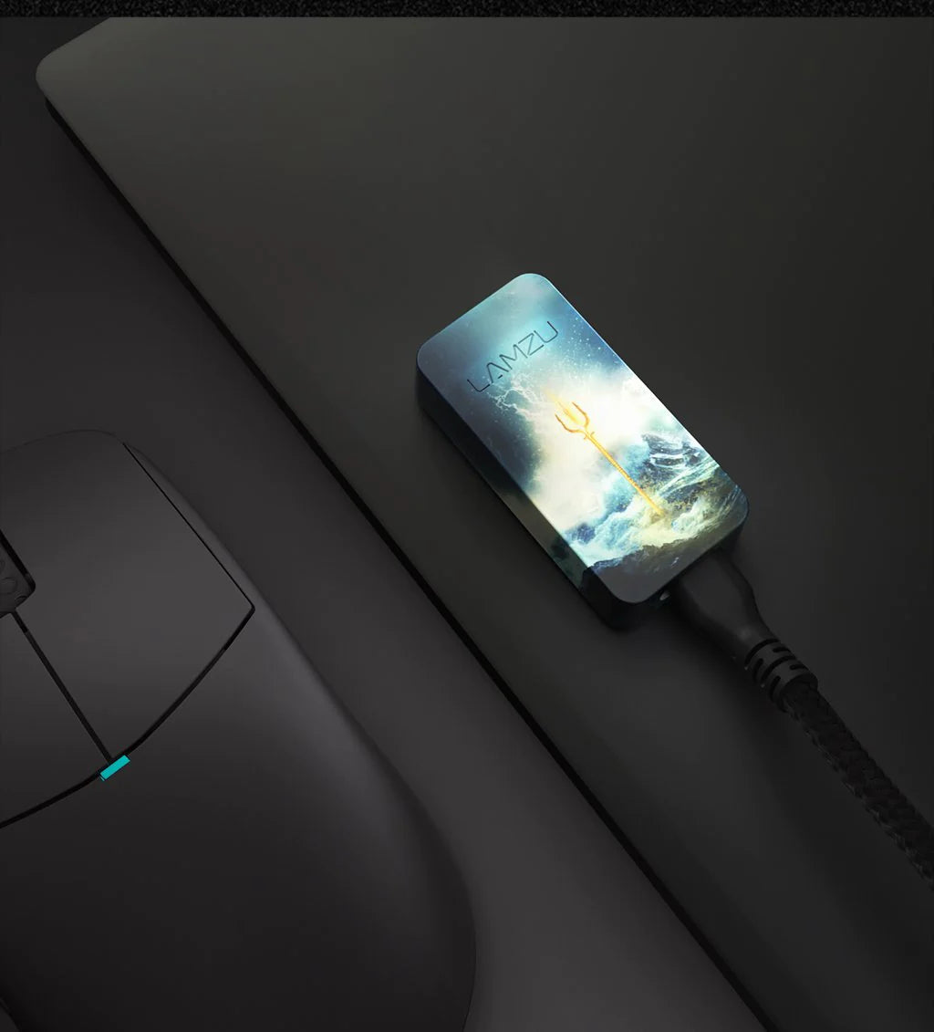 Lamzu 4K Hz Wireless Receiver Dongle for Gaming Mouse - Ultra-Low Latency USB Adapter for PC & Laptop Gamers (Perfect for FPS, MOBA & Esports)