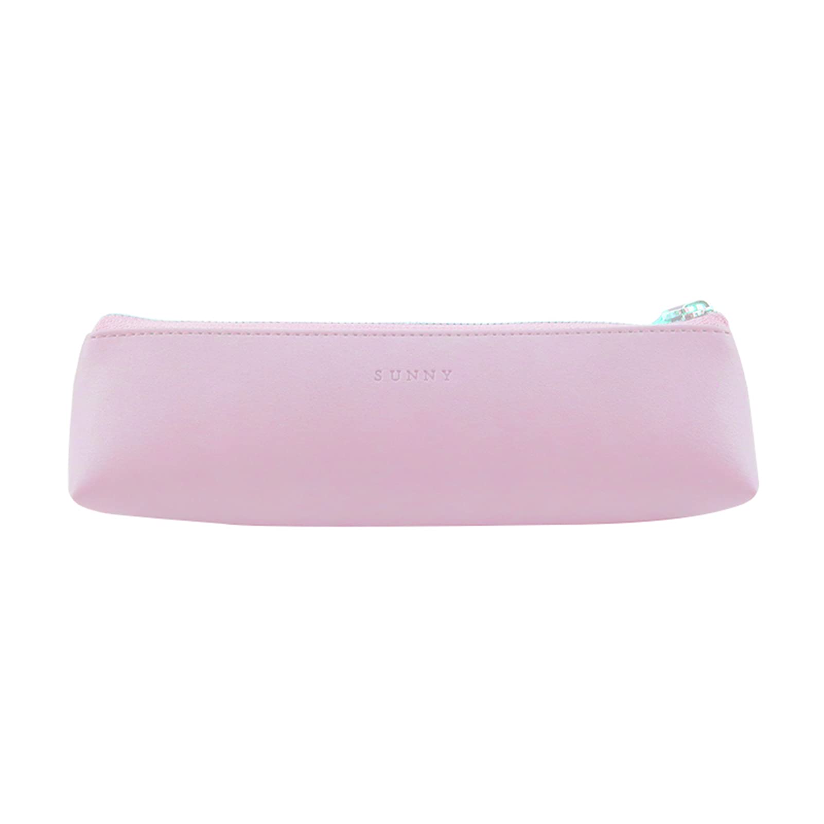 Vintage Faux Leather Pencil Case - Portable Makeup & Pen Storage Pouch for Office, School, Travel (Pink) - Perfect for Organizing Stationery, Cosmetics & Essentials On-The-Go