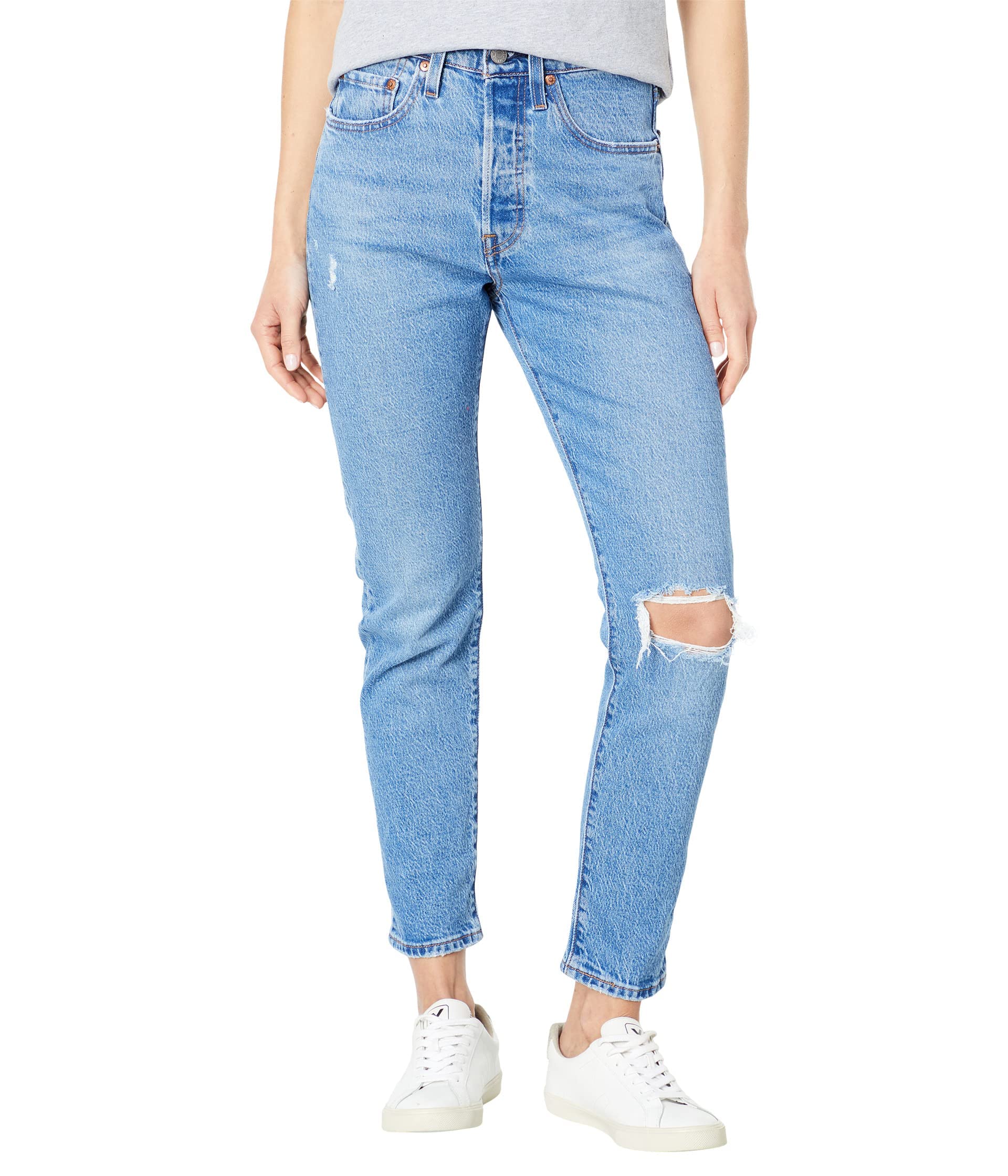 Levi's Women's Premium 501 Skinny Jeans - High Waist Stretch Denim Pants for Casual Wear & Night Out | Fashionable Slim Fit Jeans for Everyday Style