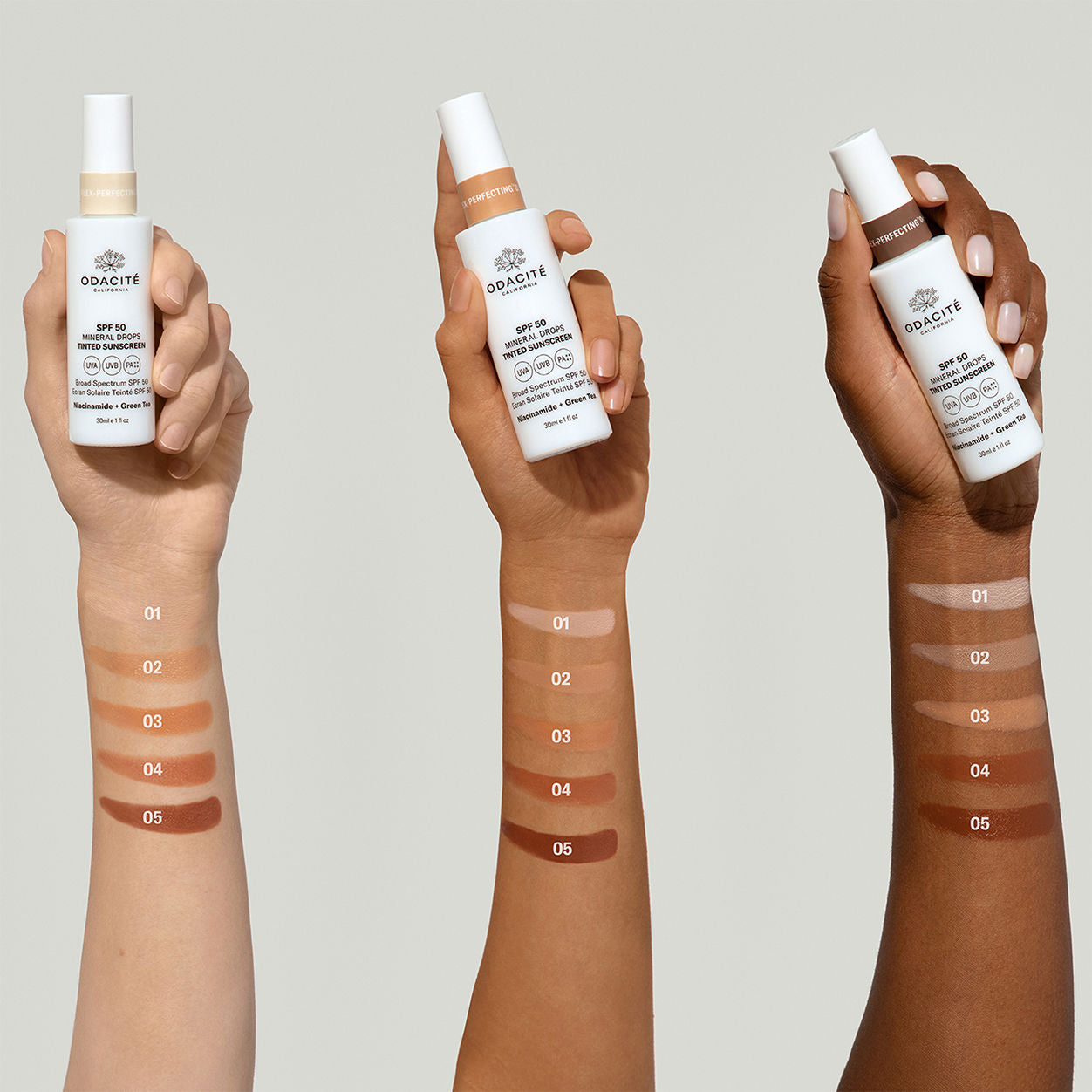 Flex Perfecting Mineral Drops Tinted Sunscreen SPF 50 - Oil-Free Face Sunscreen for Daily Use, Natural Glow & UV Protection - Perfect for Beach, Outdoor Activities & Everyday Wear