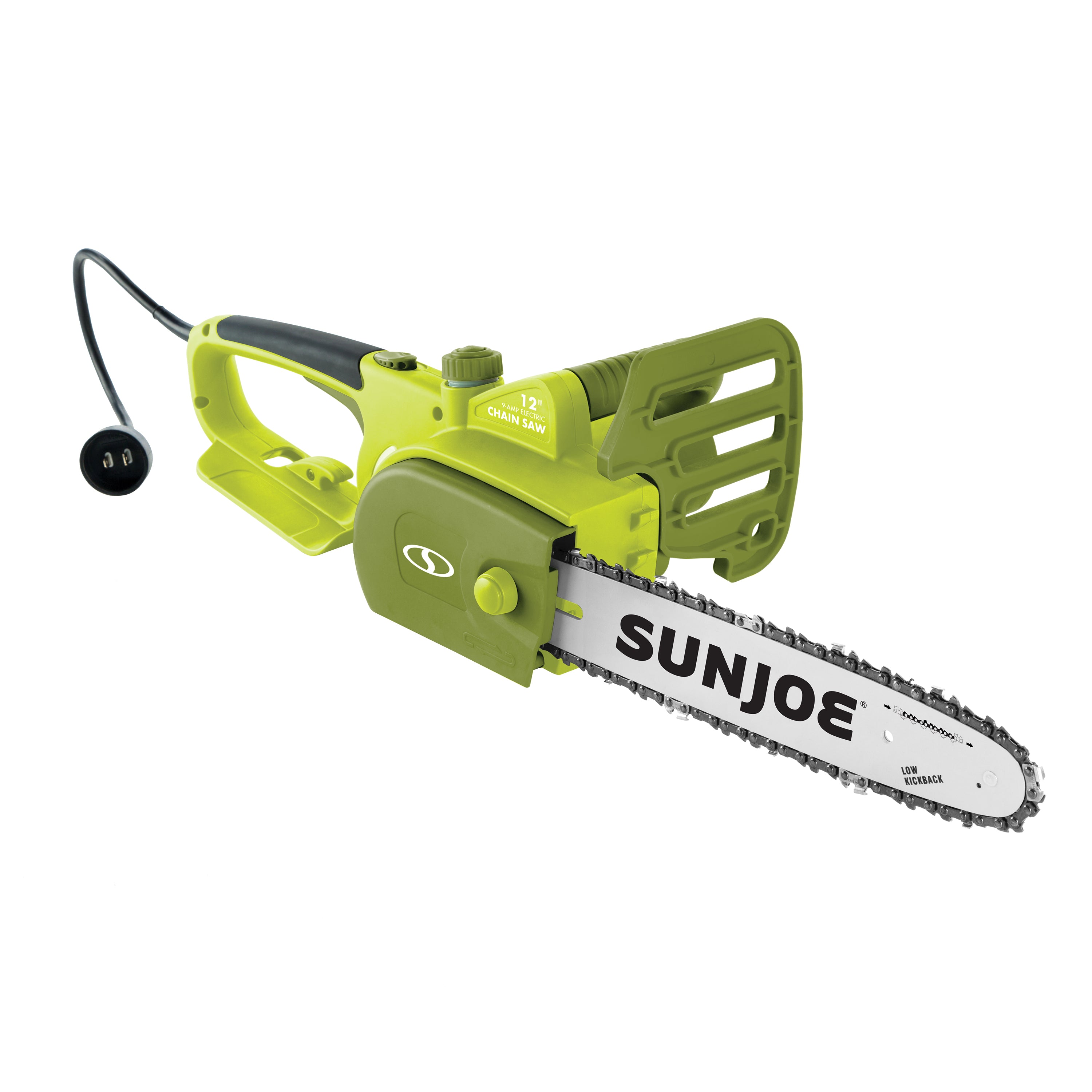 Sun Joe SWJ698E 12-Inch 9-Amp Electric Chain Saw - 11.5-Inch Max Cutting Capacity | Perfect for Tree Trimming, Firewood Cutting & DIY Home Projects